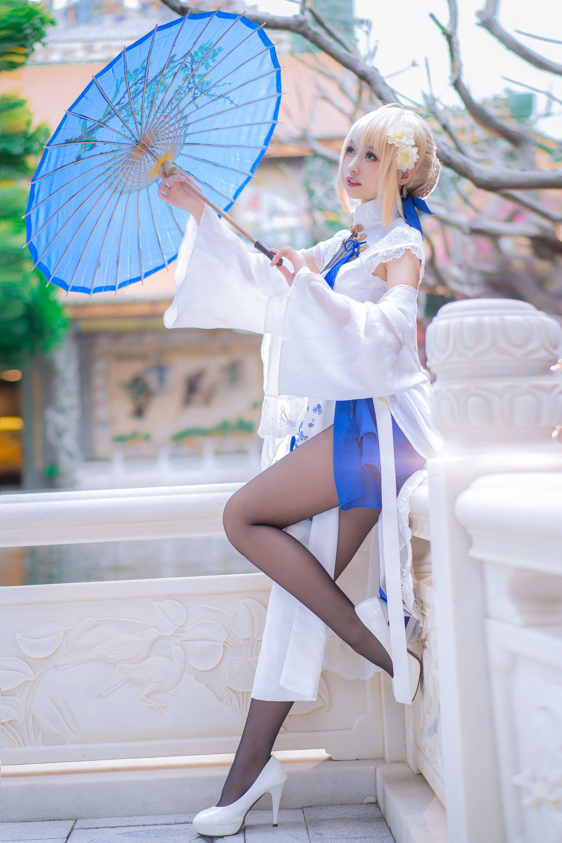 动漫博主大大卷卷小卷 - FGOsaber 四周年旗袍第5张