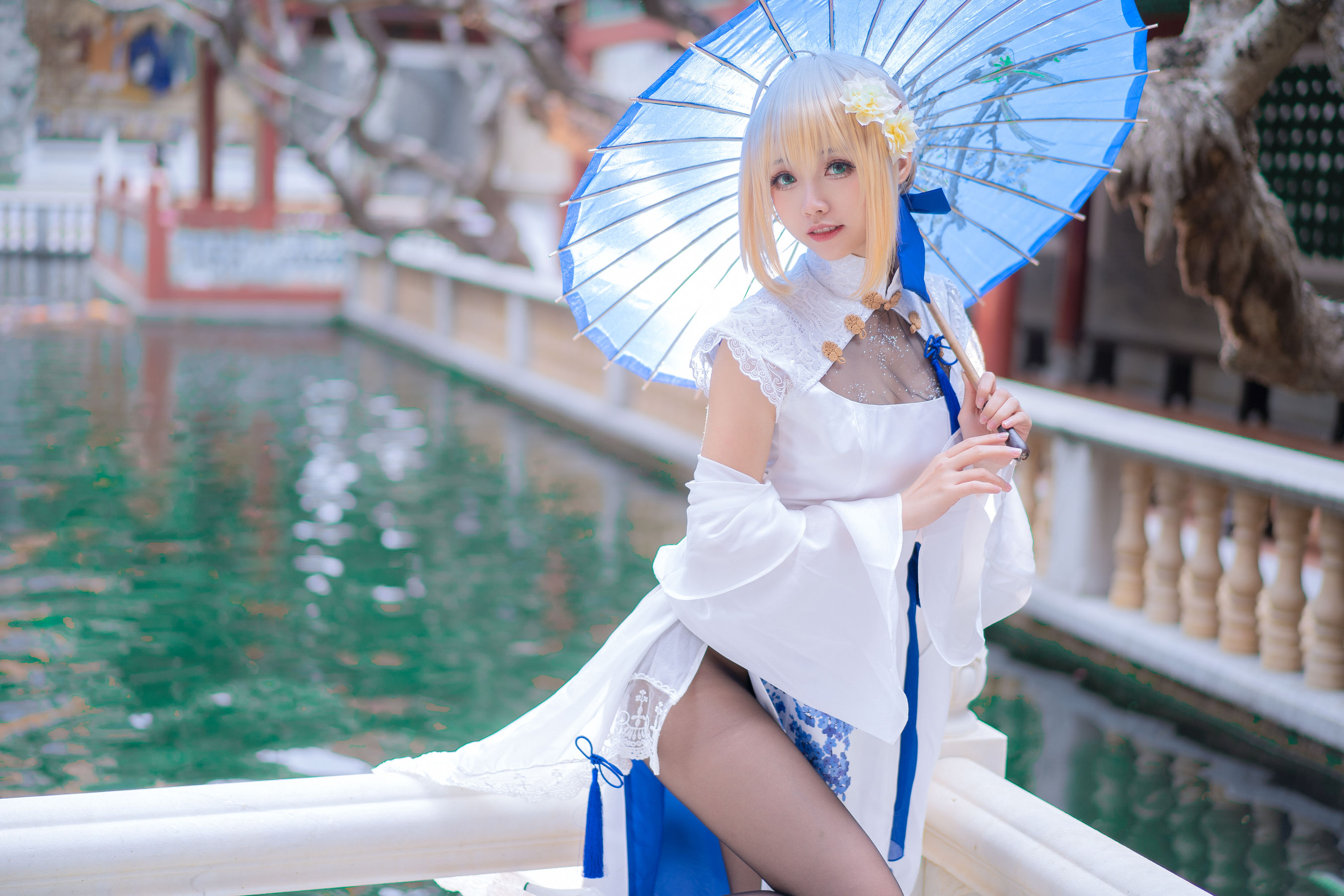 动漫博主大大卷卷小卷 - FGOsaber 四周年旗袍第4张