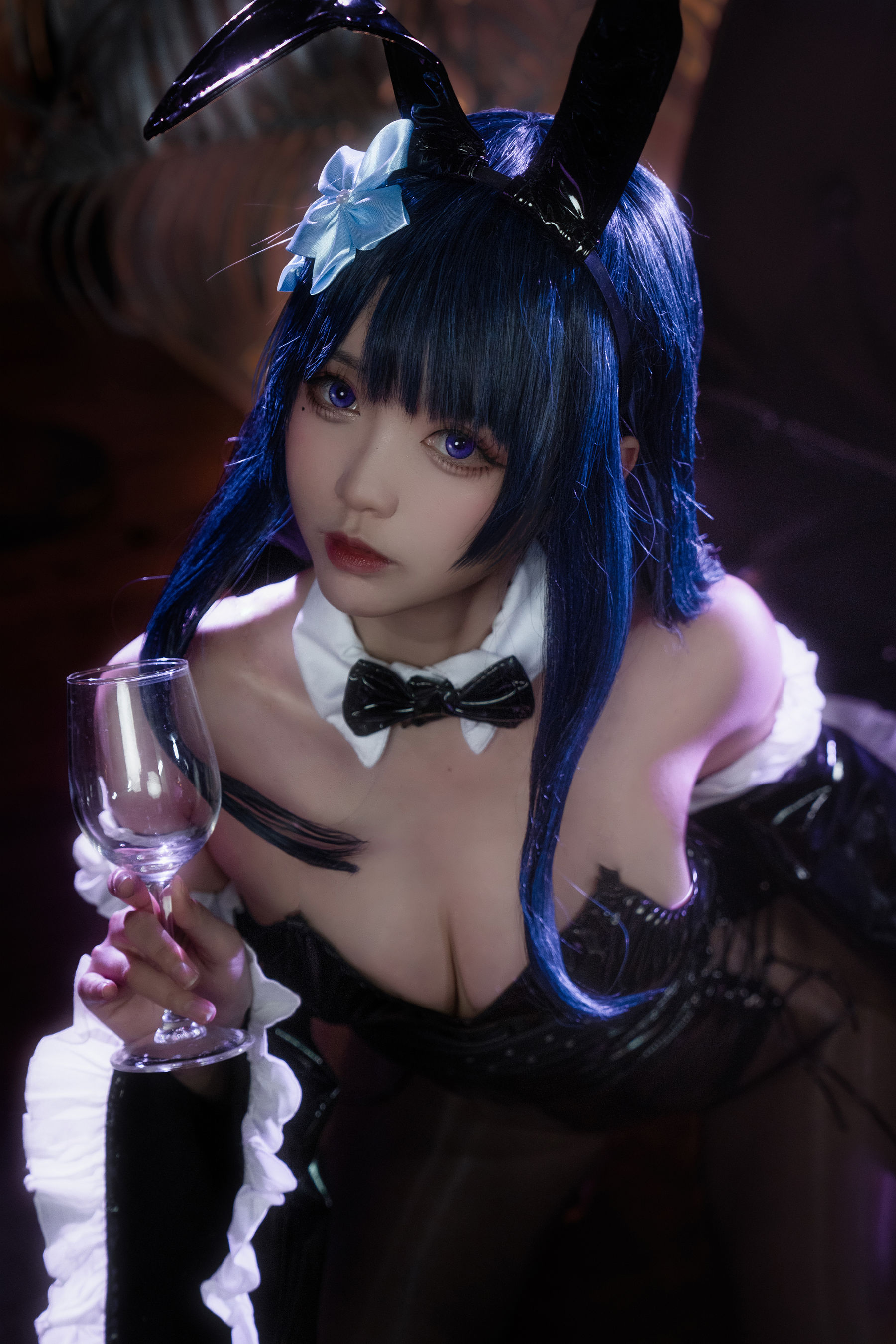 动漫博主大大卷卷小卷 - 原神雷电将军 兔女郎第4张