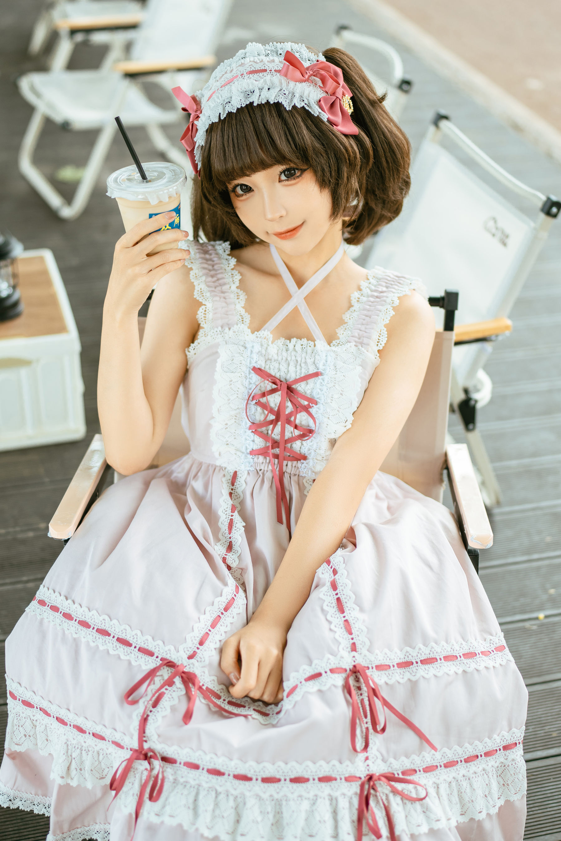 动漫博主蠢沫沫 - 可以陪我喝一杯咖啡吗第5张