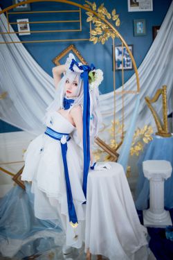 [福利COS] 花柒Hana - 拉菲花嫁