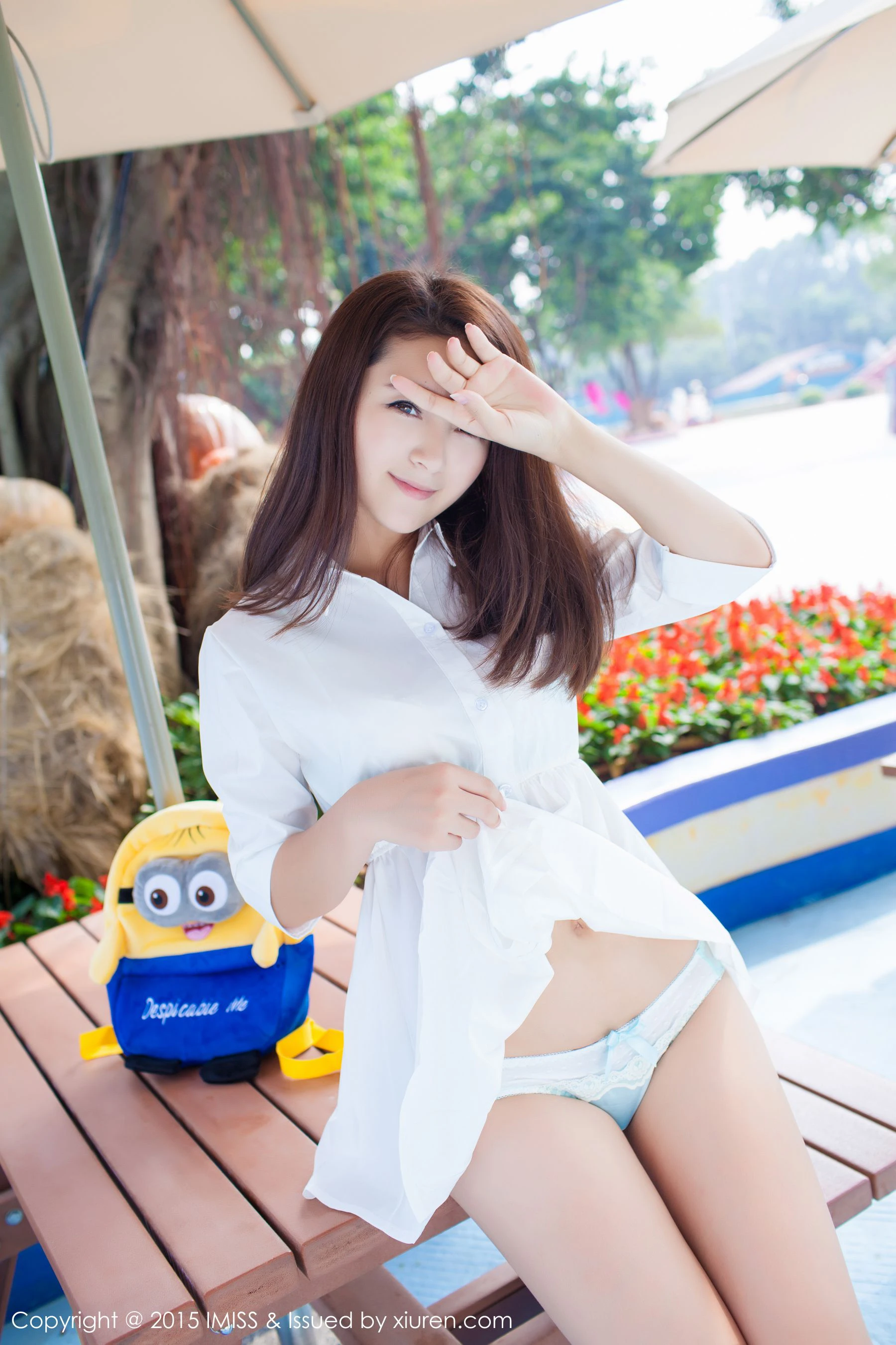  夏茉GIGI《小清新街拍》 爱蜜社IMiss Vol.053第3张