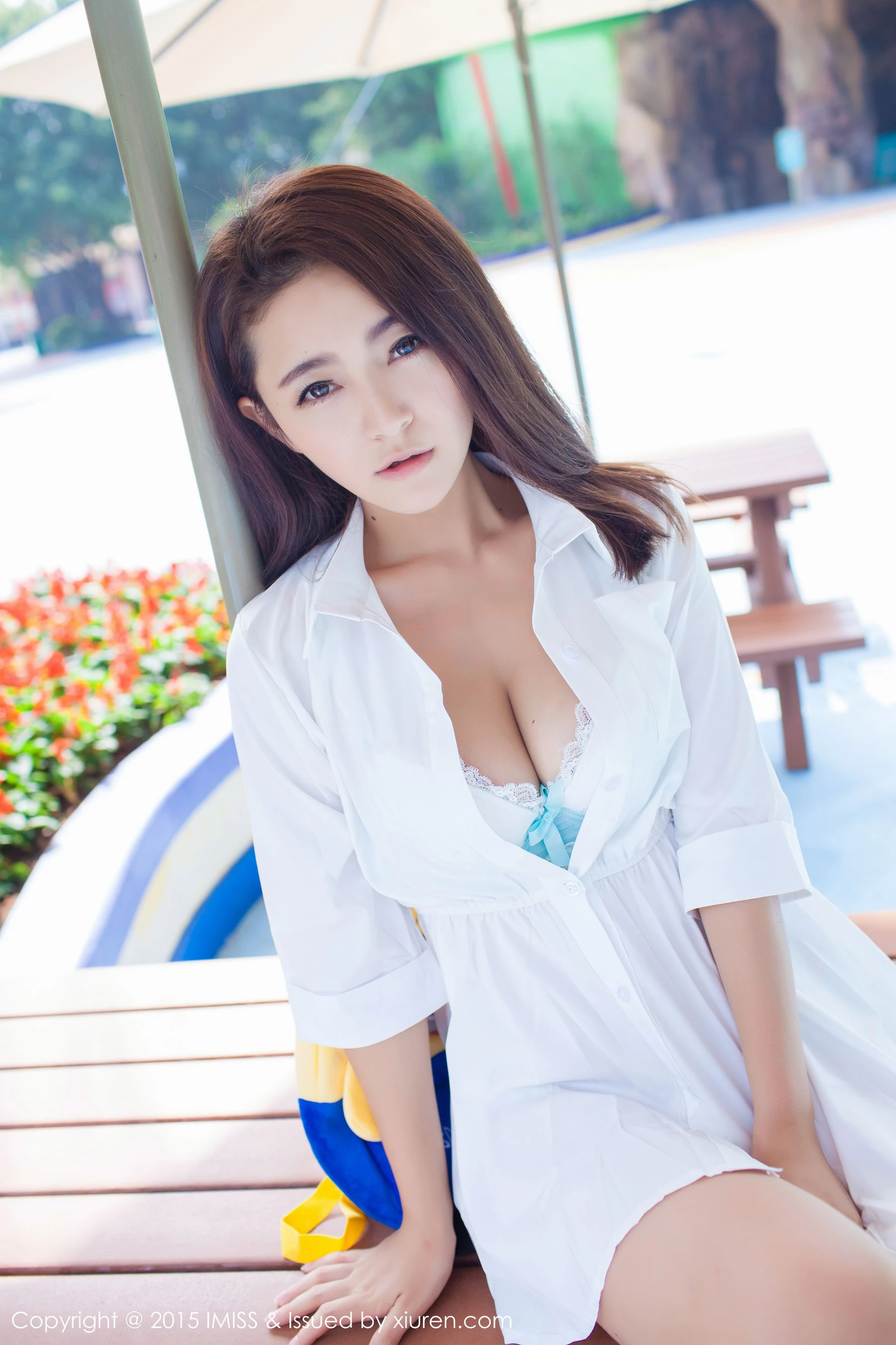  夏茉GIGI《小清新街拍》 爱蜜社IMiss Vol.053第7张