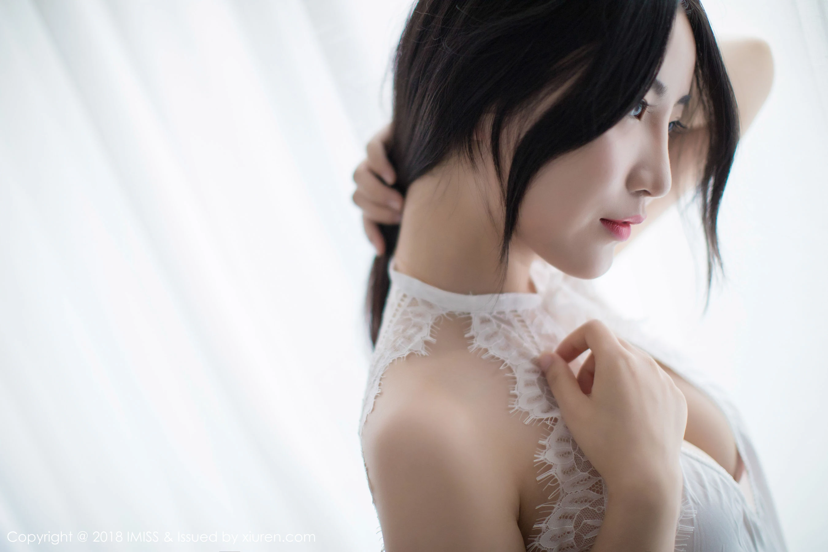  绯月樱-Cherry《娇俏佳人内衣主题》 爱蜜社IMiss Vol.249第17张