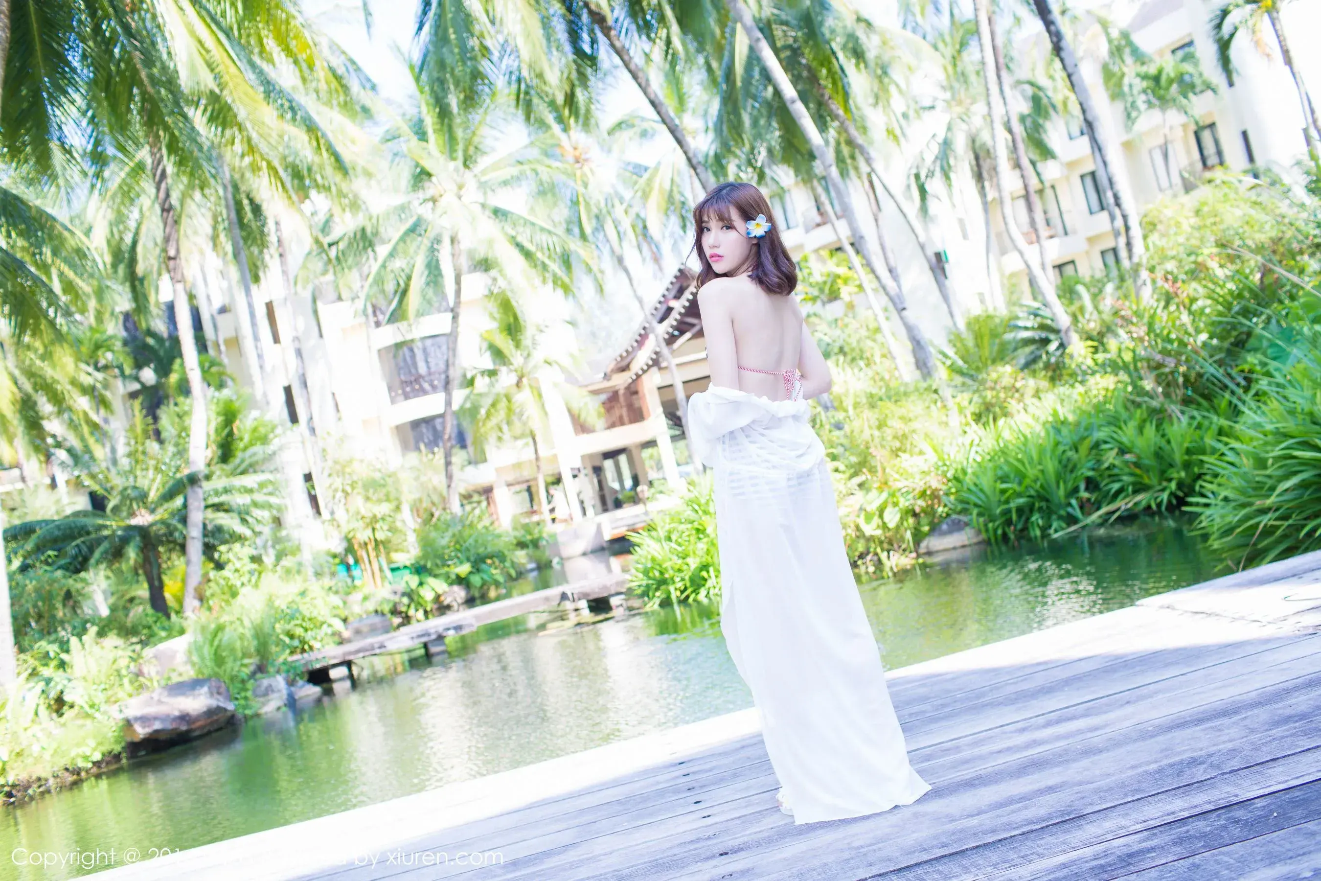  气质美女@Sandy陈天扬《兰卡威旅拍》 爱蜜社IMiss Vol.083第5张