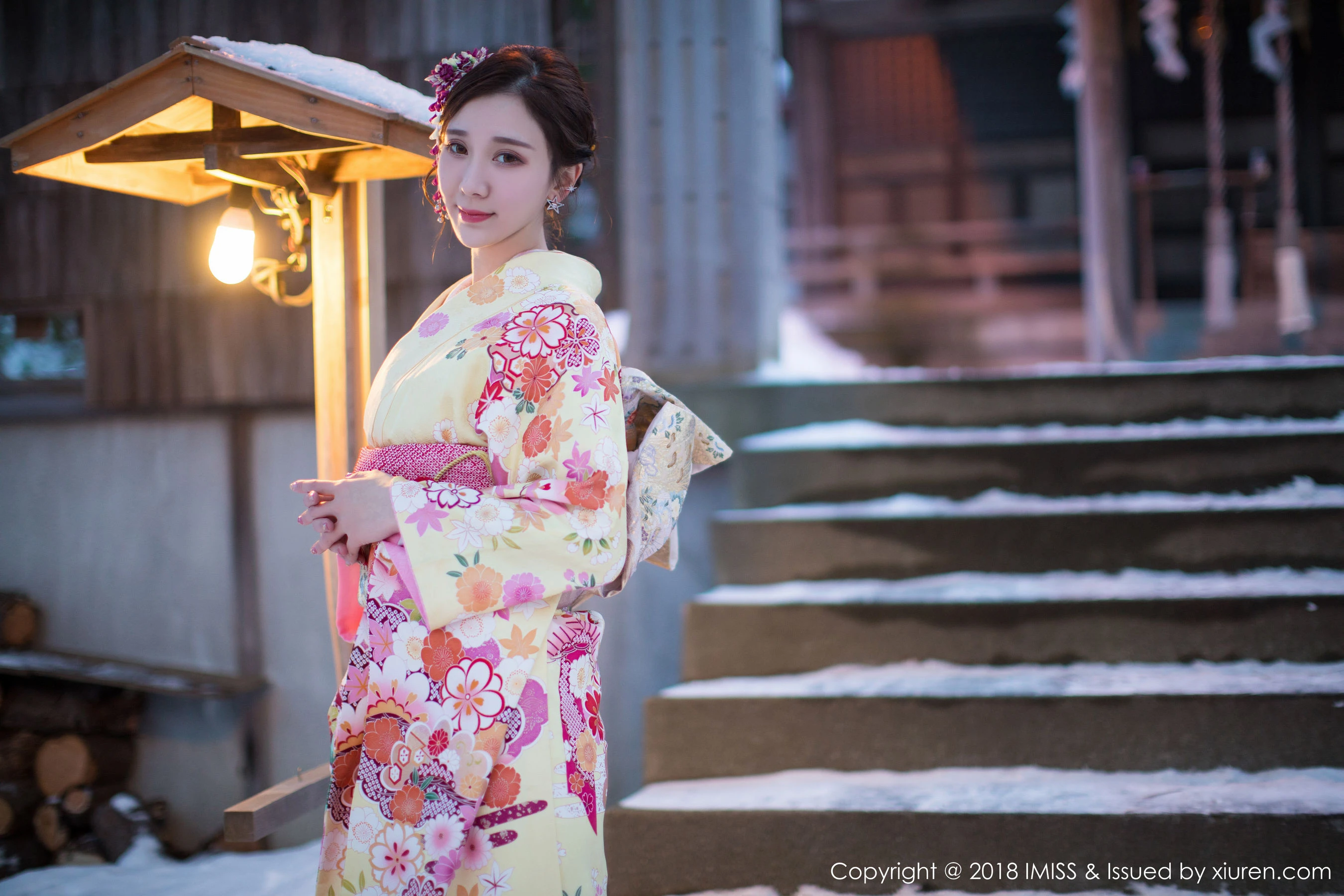  淼淼萌萌哒《北海道旅拍》 爱蜜社IMiss Vol.242第12张