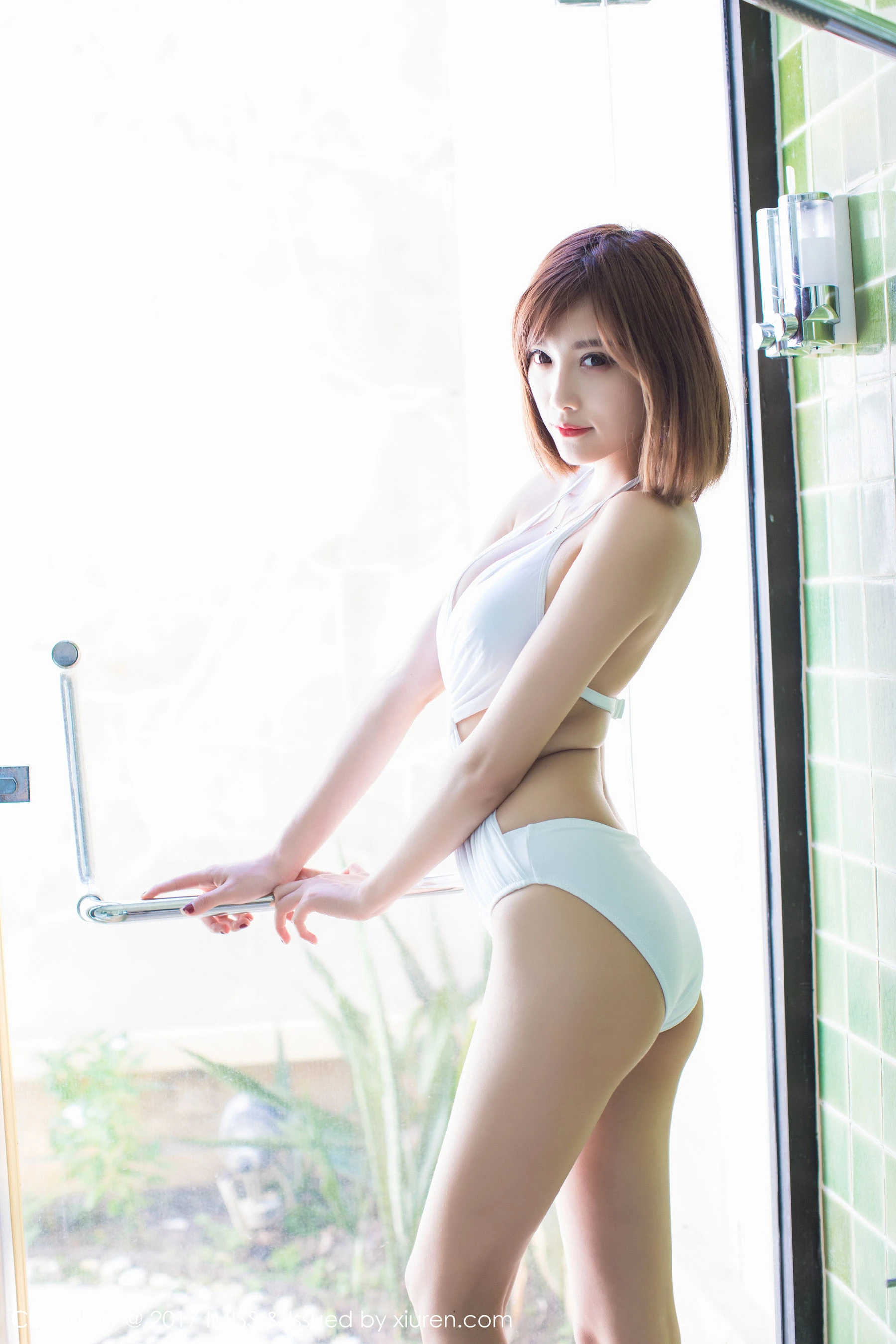  杨晨晨sugar《海边小清新+篮球服》 爱蜜社 VOL.169第7张