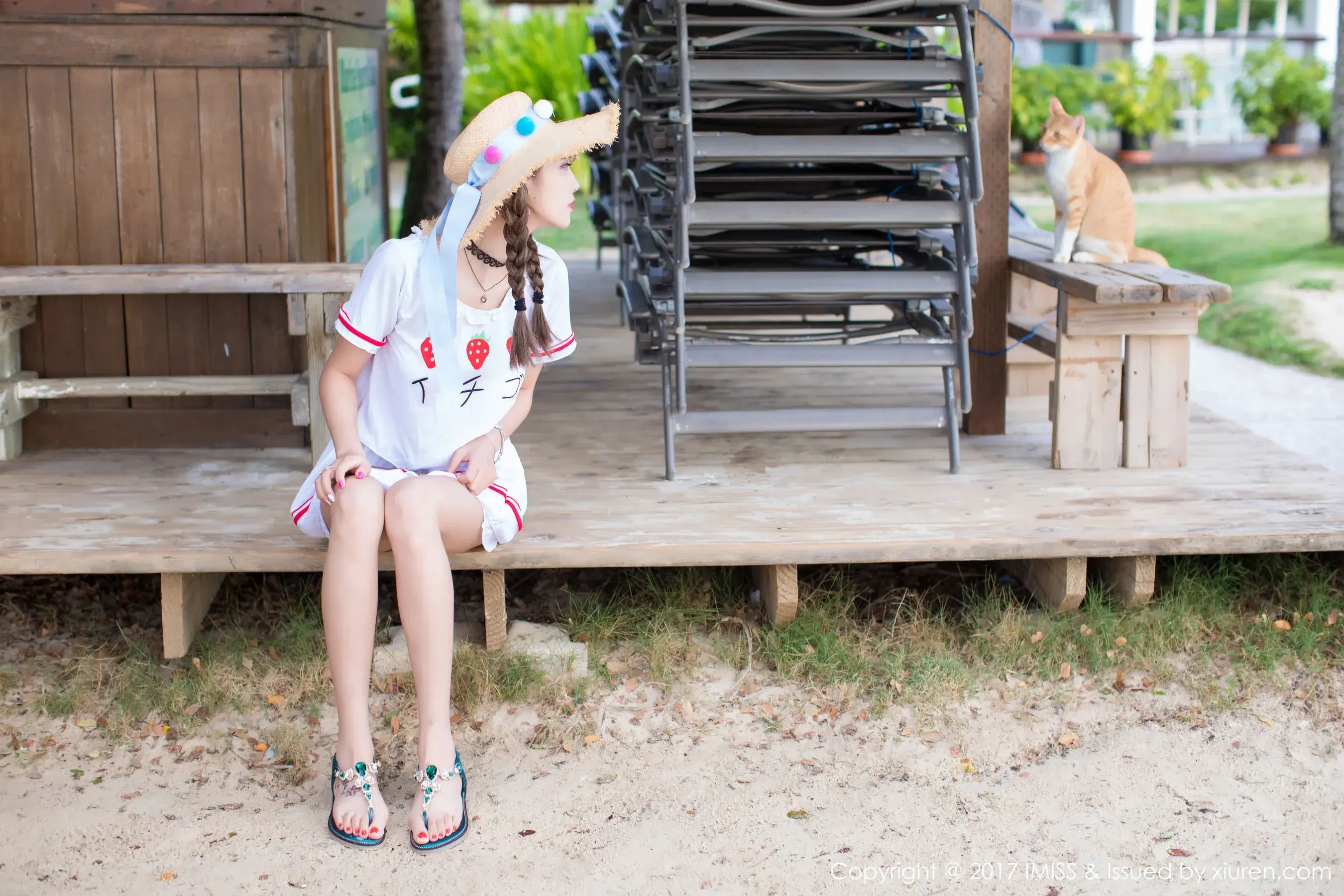  杨晨晨sugar《阳光和沙滩，香车与美人》 爱蜜社IMiss Vol.185第1张