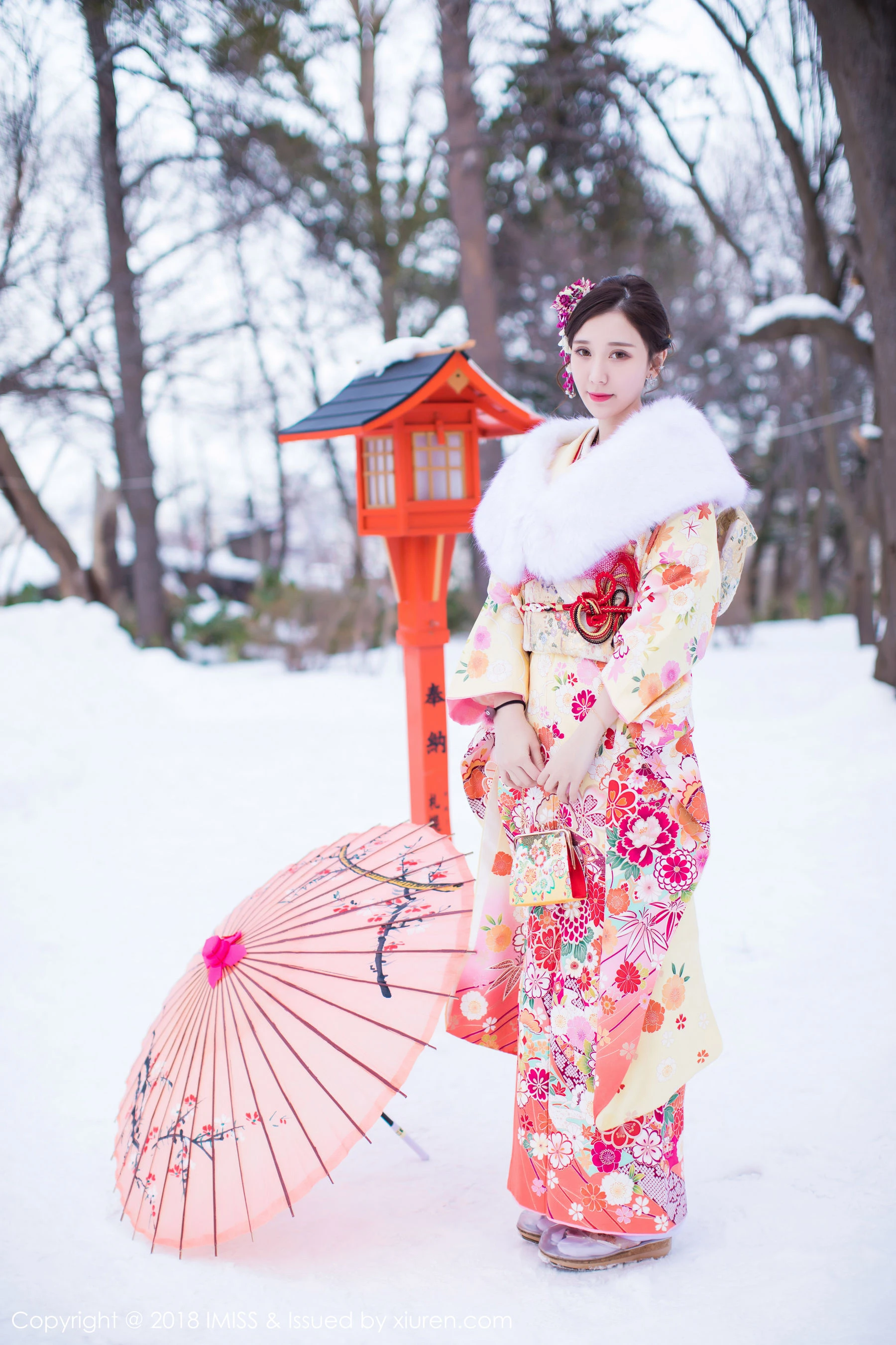  淼淼萌萌哒《北海道旅拍》 爱蜜社IMiss Vol.242第7张