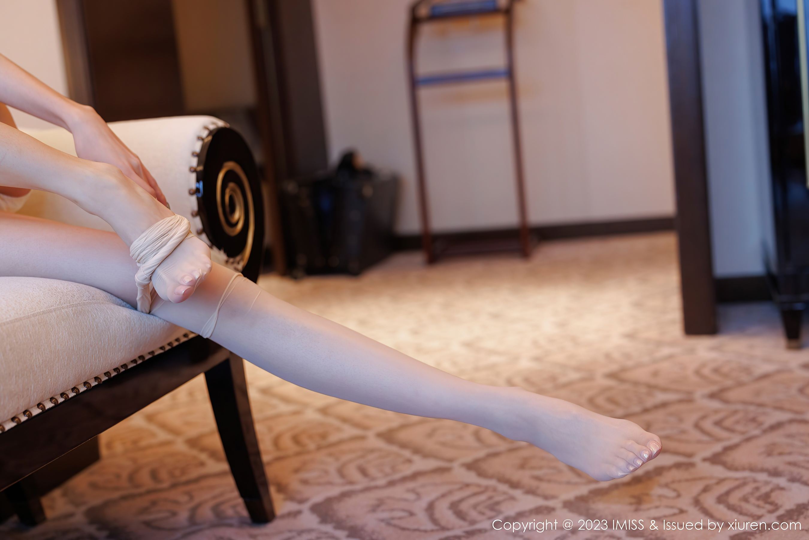  爱蜜社 VOL.711 泥鳅鳅 美腿长裙第3张