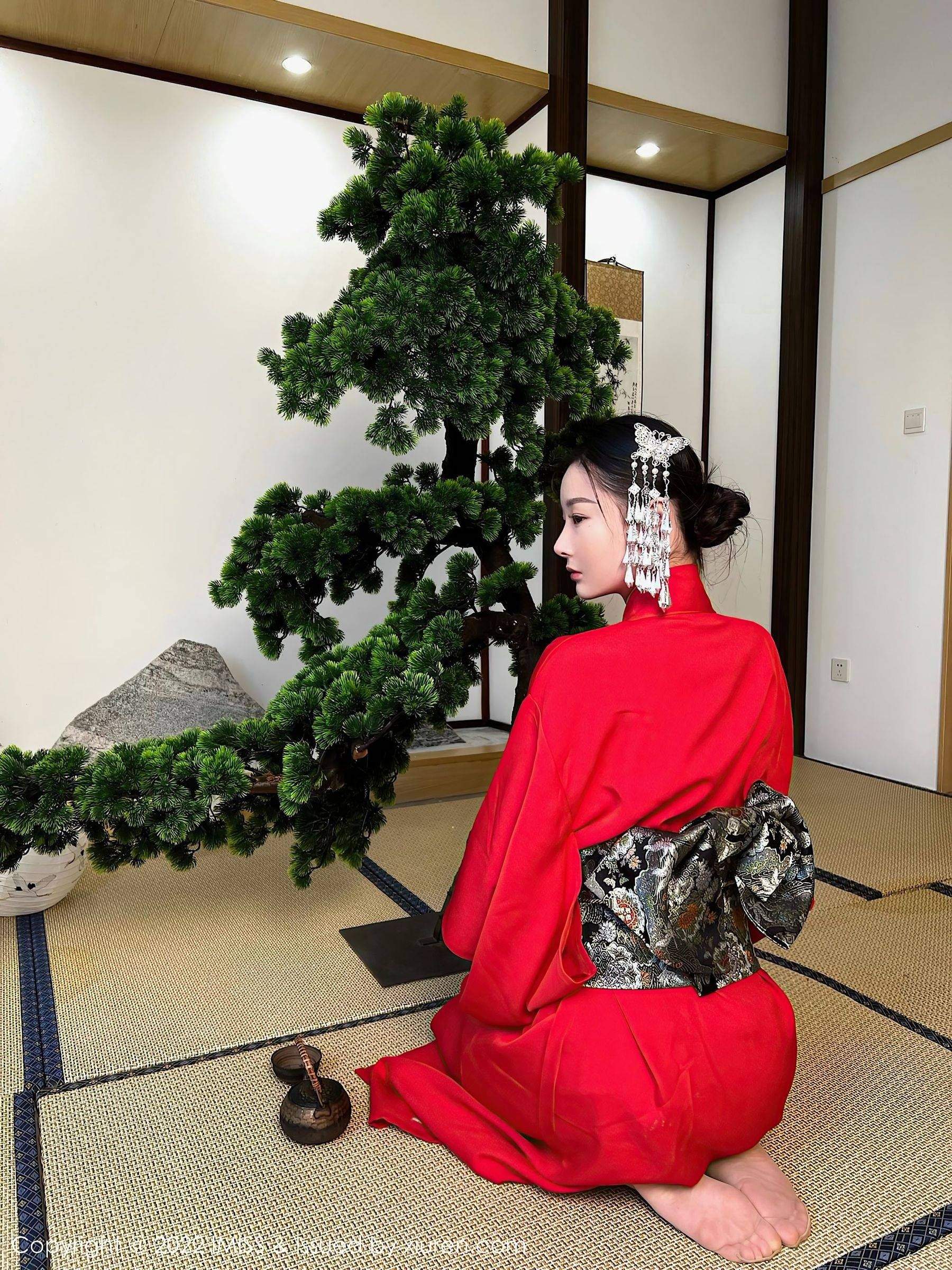  爱蜜社 VOL.669 逗逗doudou 和服美腿