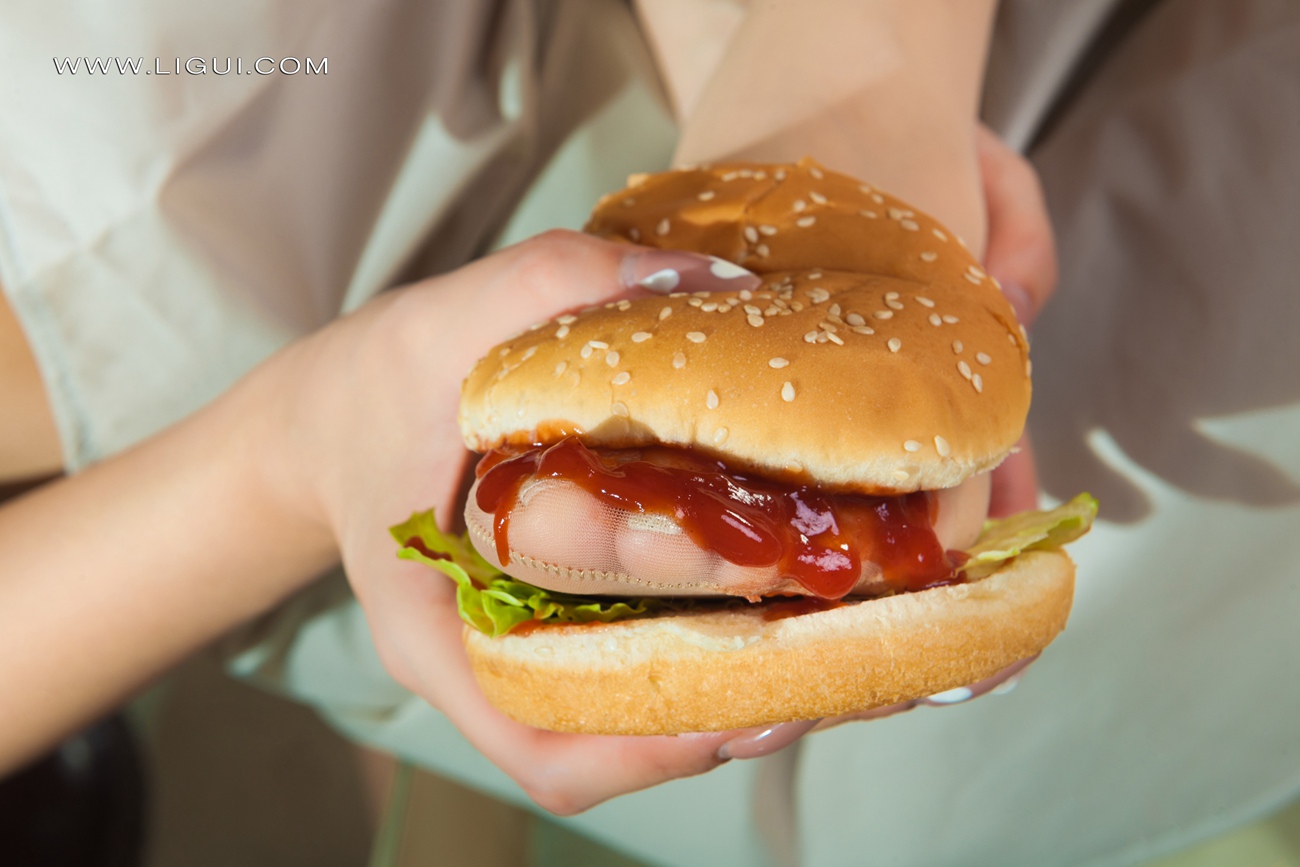 [Ligui丽柜]2022.03.18 《莲食记-超级汉堡》小智贤第1张