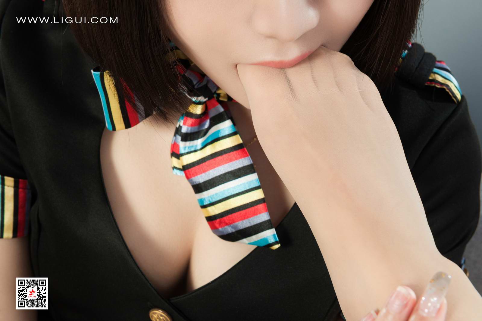 Ligui丽柜 2022.04.14 网络丽人 Model 汐汐&小七第24张