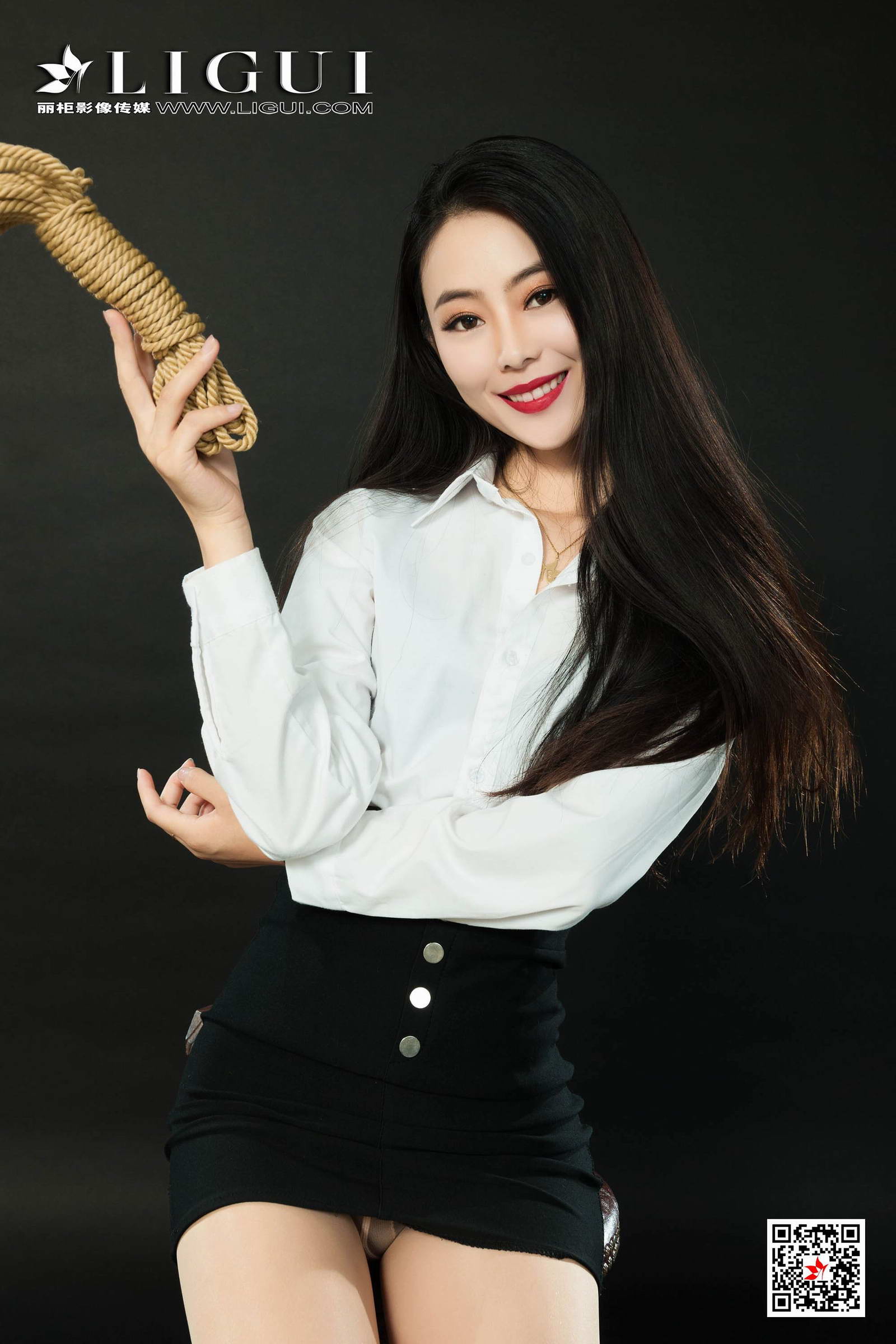 Ligui丽柜 2020.10.02《紧缚新莲》白雪第19张