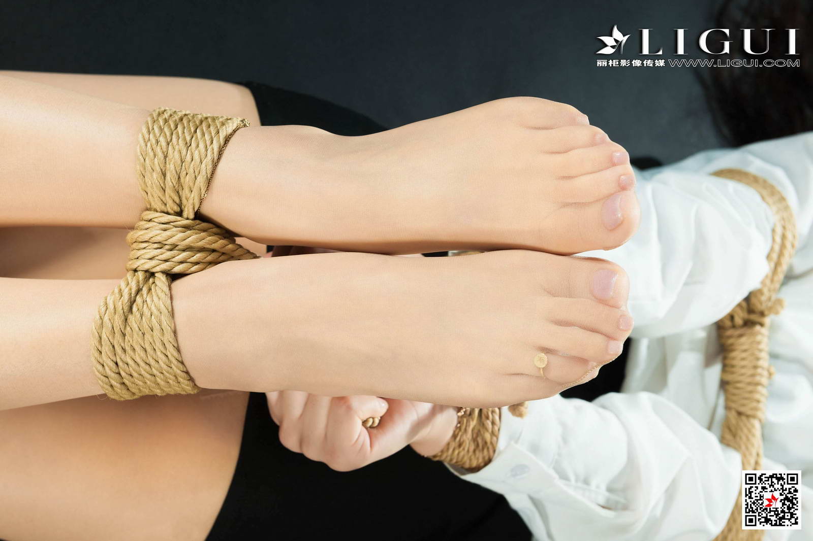 Ligui丽柜 2020.10.02《紧缚新莲》白雪第13张