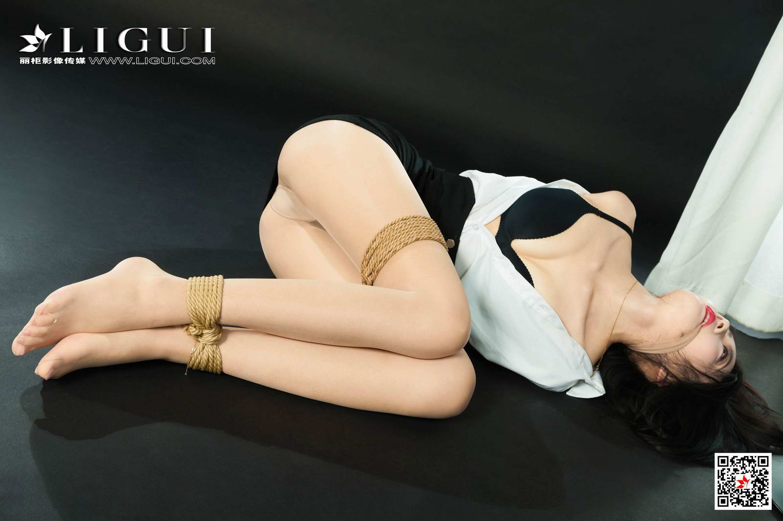 Ligui丽柜 2020.10.02《紧缚新莲》白雪第10张