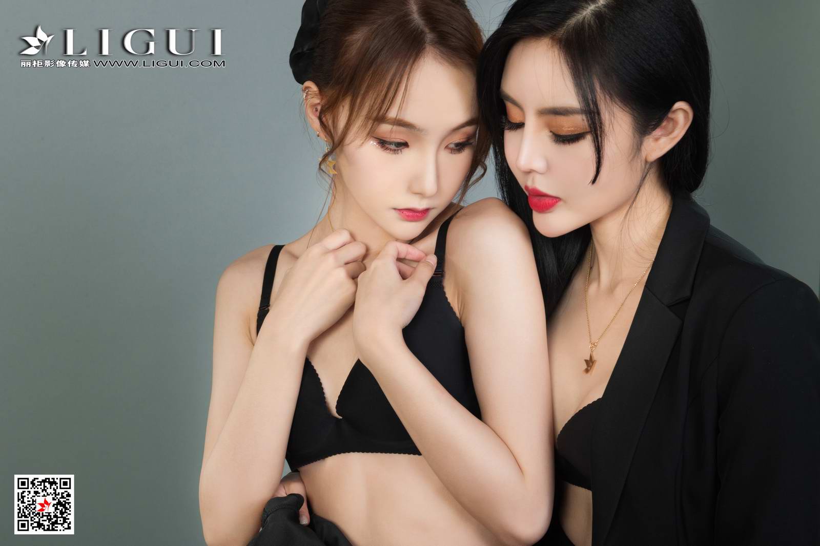 Ligui丽柜 2021.08.06 网络丽人 Model 凉儿&amp;心心第18张