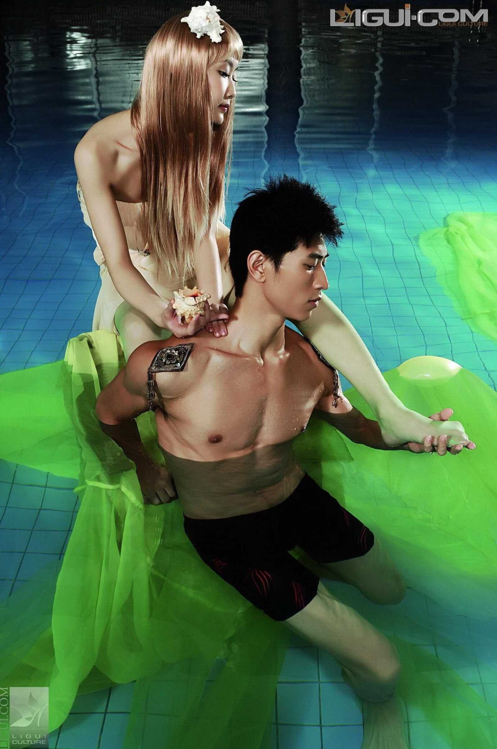 Model 马鑫茹《人鱼的梦想》 [丽柜LiGui] 丝足写真第4张