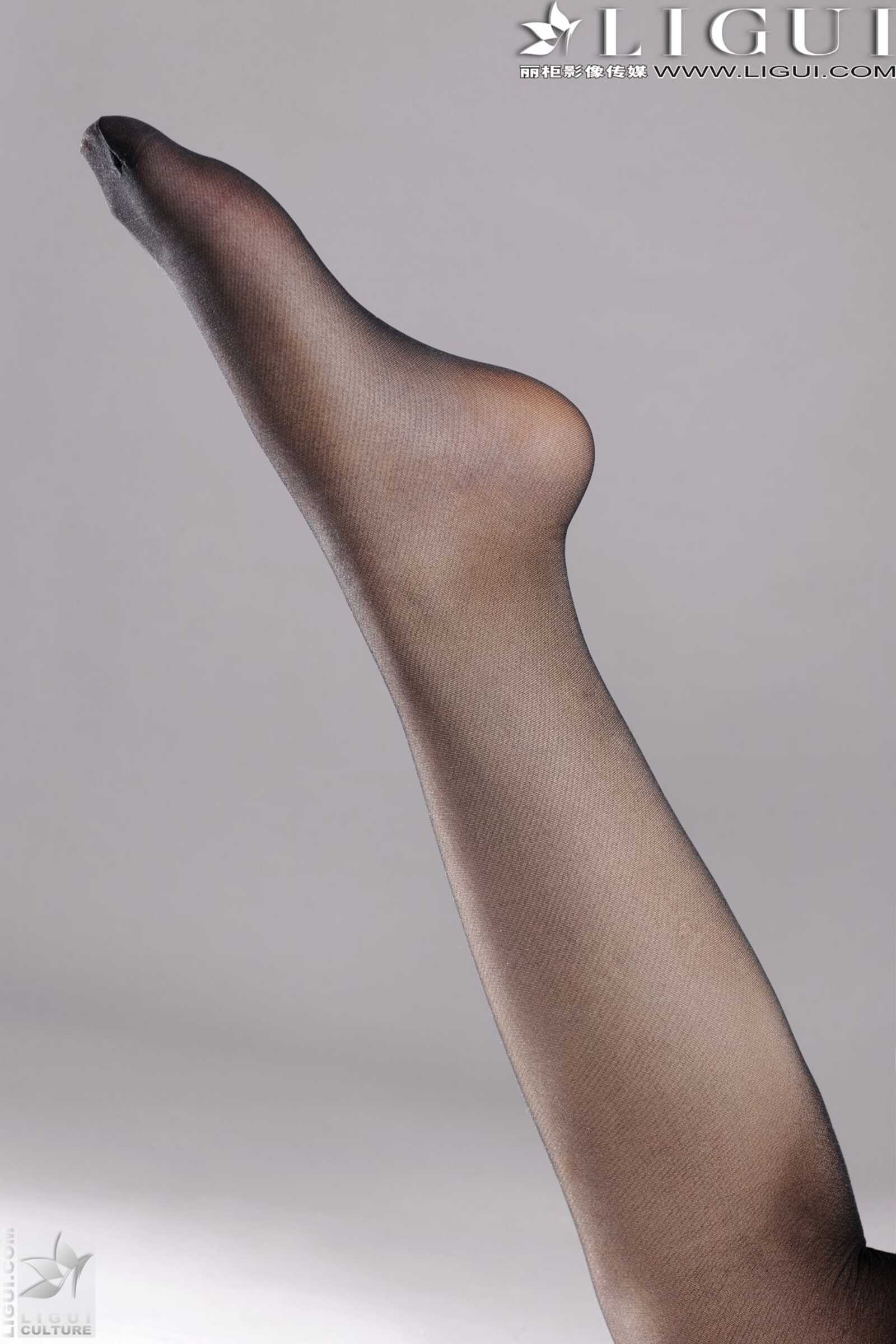 Model 侨侨《黑丝超短裙高跟女郎》 [丽柜LiGui] 美第3张