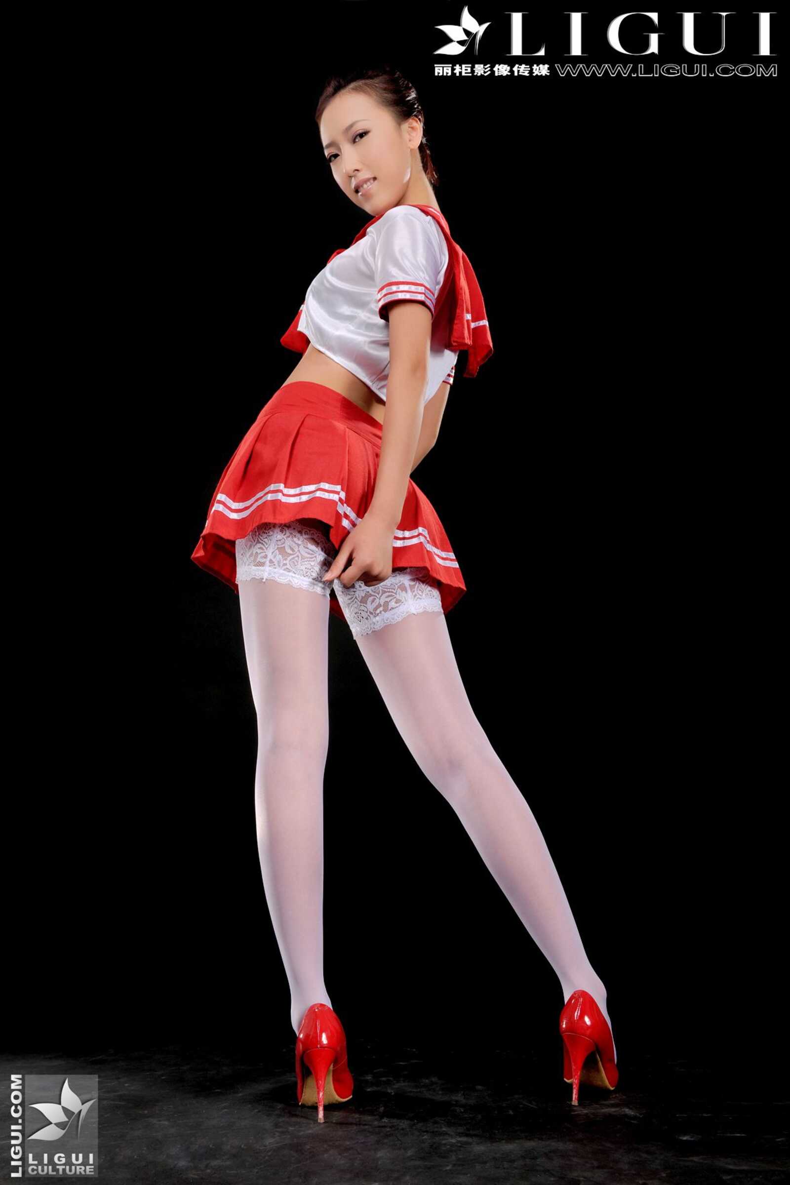 Model 美美《清纯学生妹》 上下合集 [丽柜LiGui] 美第14张