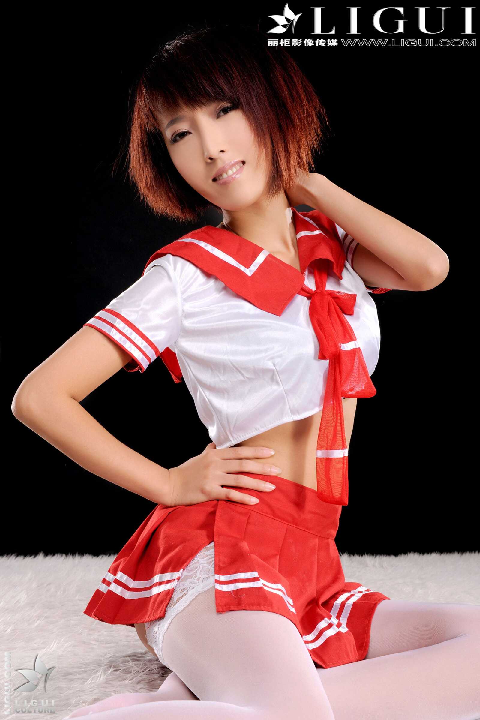 Model 美美《清纯学生妹》 上下合集 [丽柜LiGui] 美第6张