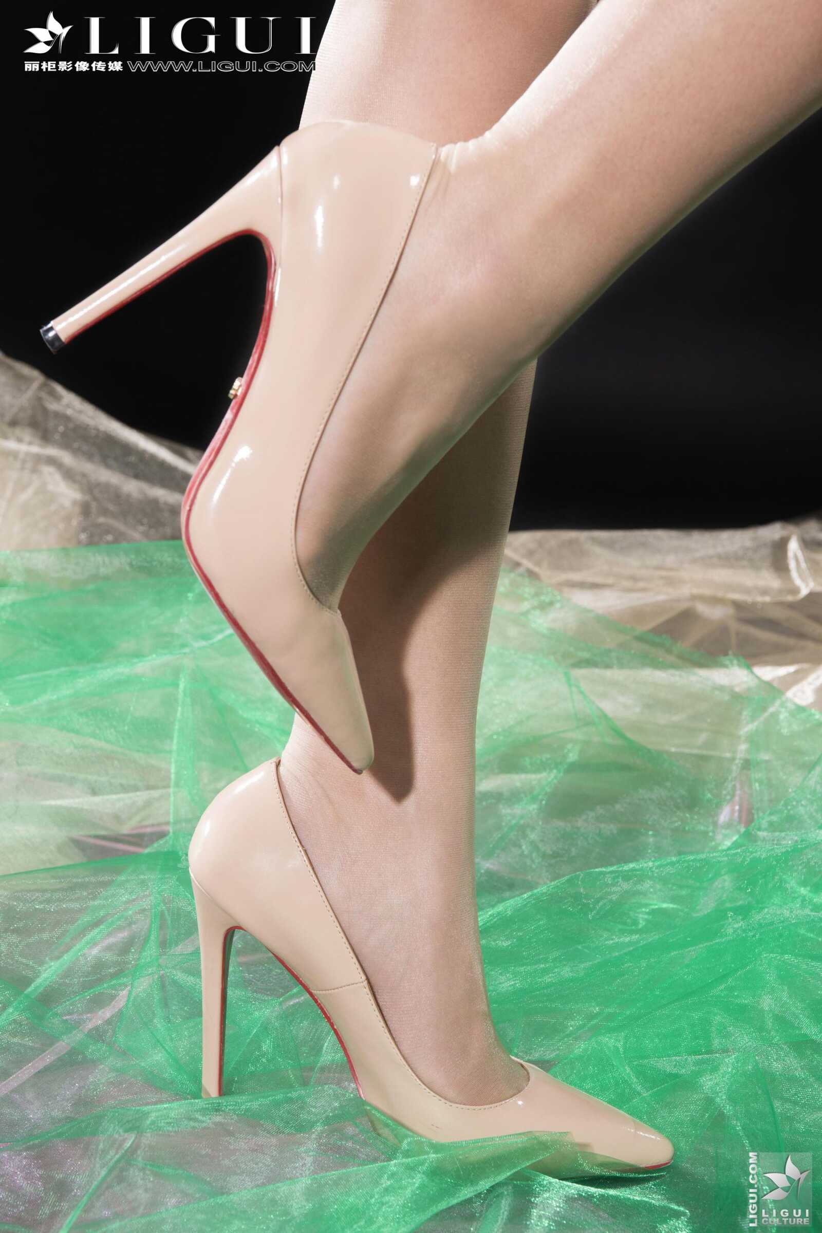 Model 安娜《薄纱丝足》[丽柜贵足] 美腿玉足写真第13张