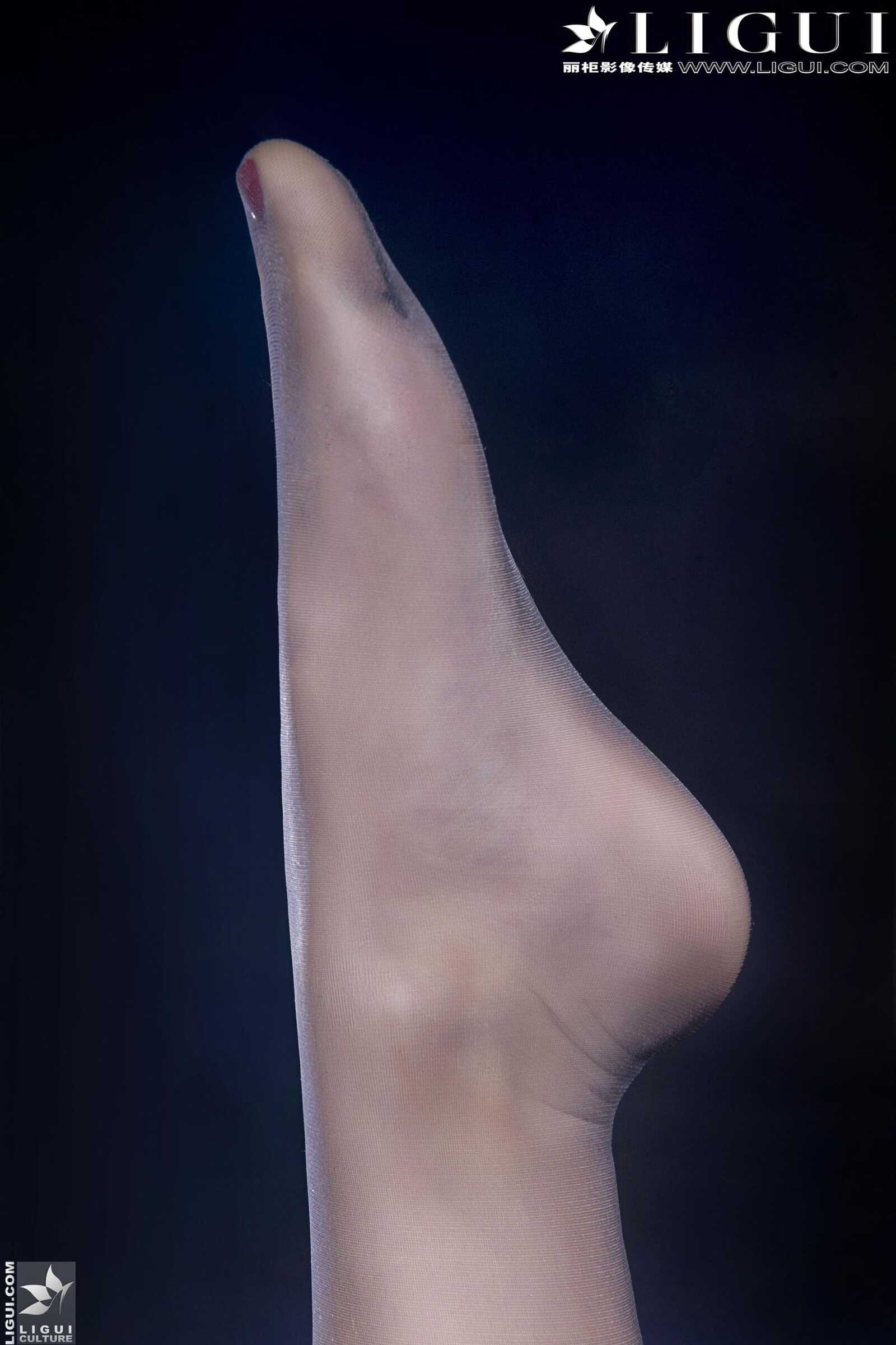 [丽柜LiGui] Model 安娜《黑丝高跟美足》美腿丝足写第6张