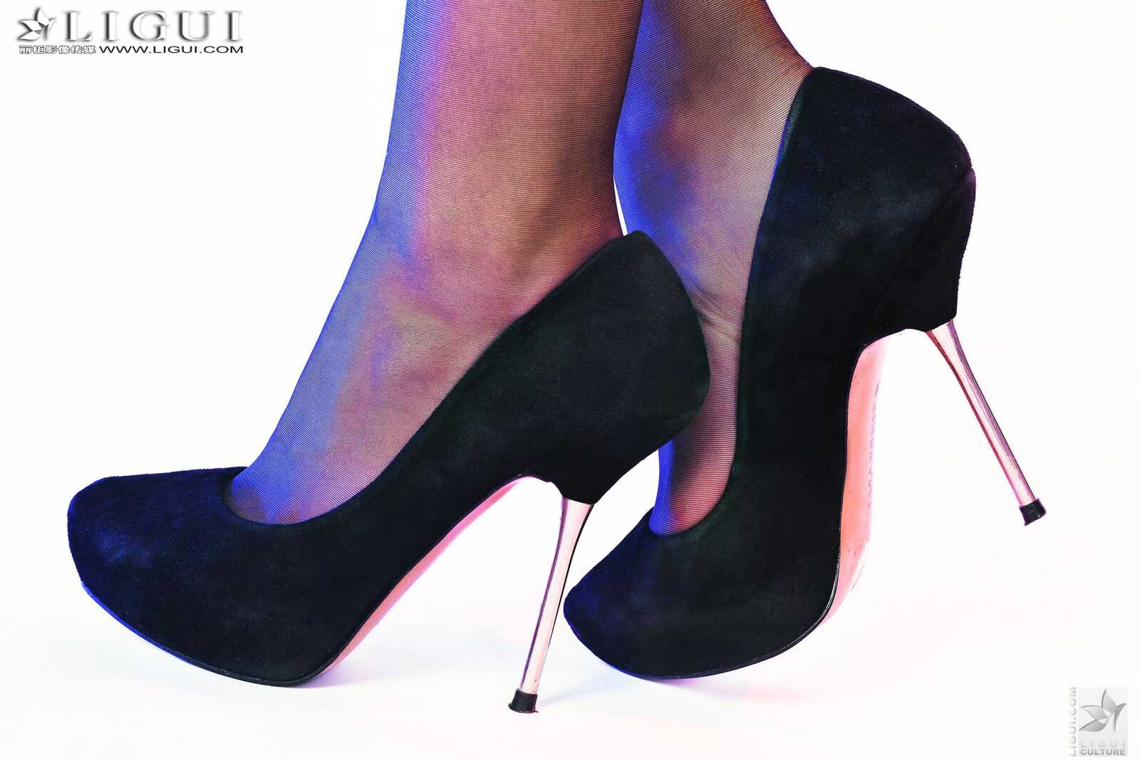 Model 文欣《时尚黑色蕾丝女郎》上下全集 [丽柜贵第18张