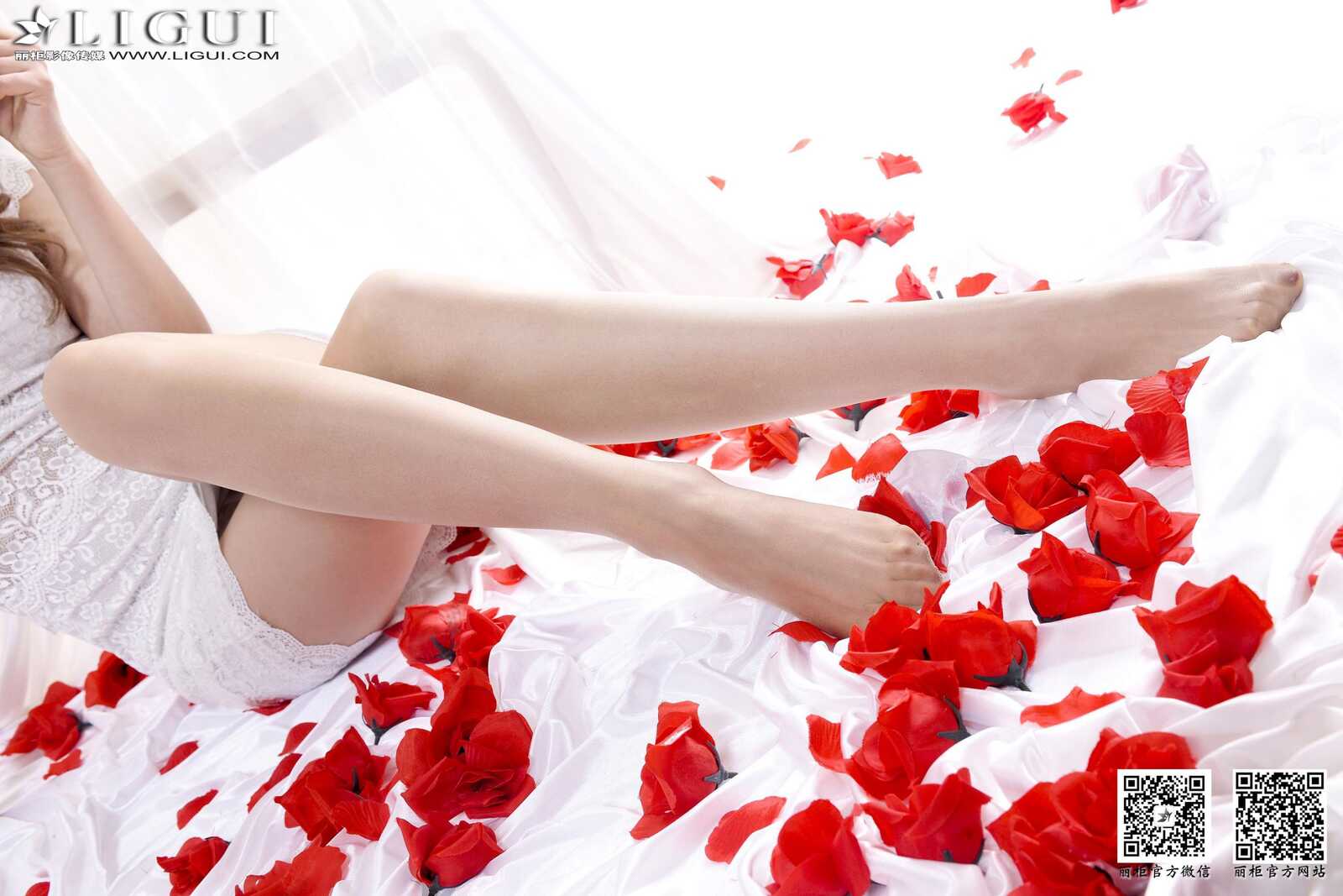 Model 可馨《蕾丝丝足》 [丽柜LiGui] 美腿玉足写真第11张