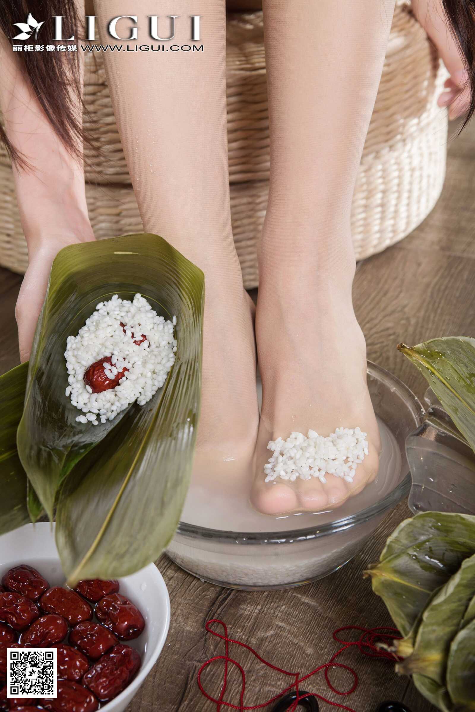 红烛《端午粽子少女丝足》 [丽柜] 写真集第2张