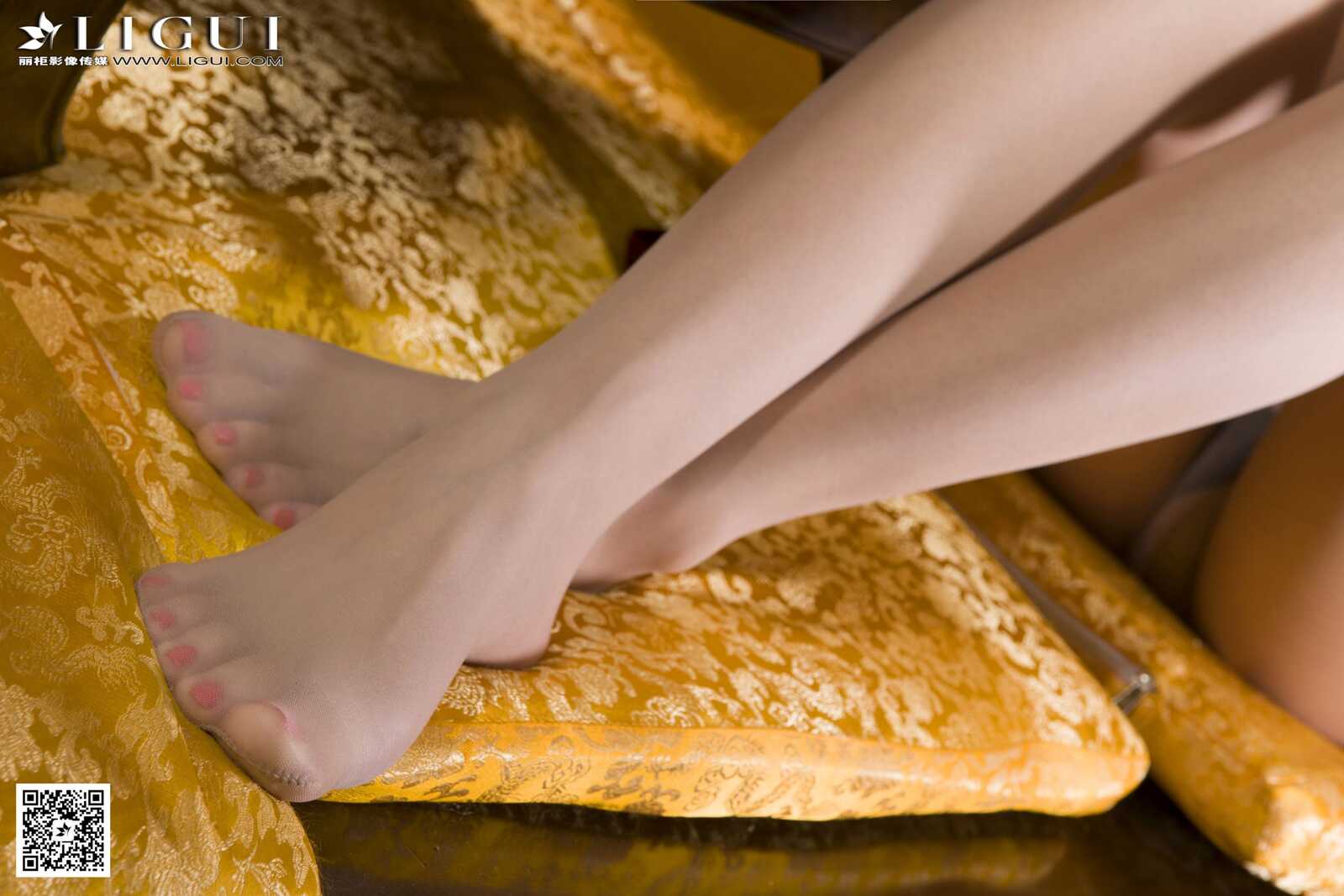 Model 乐乐《古典旗袍茶艺丝足》上下全集 [丽柜第16张