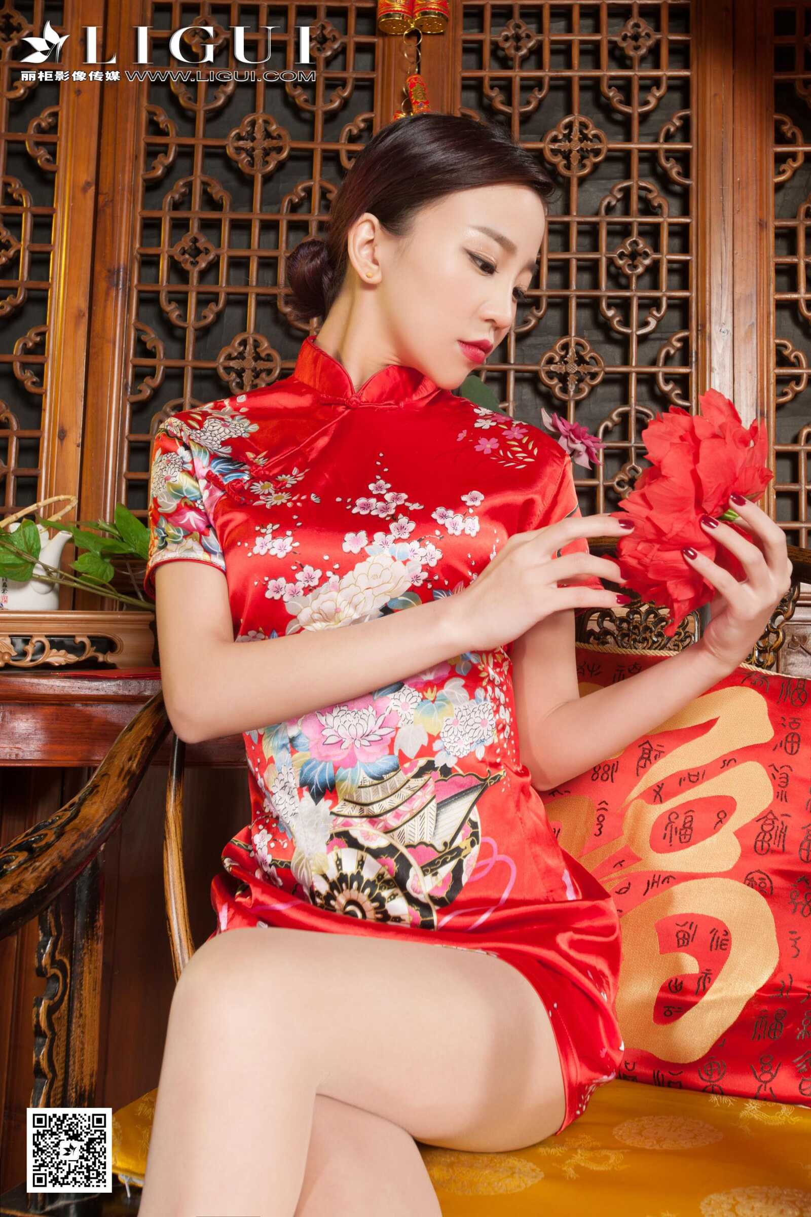 Model ALAN《红色旗袍古典美人》上下全集 [丽柜L第12张