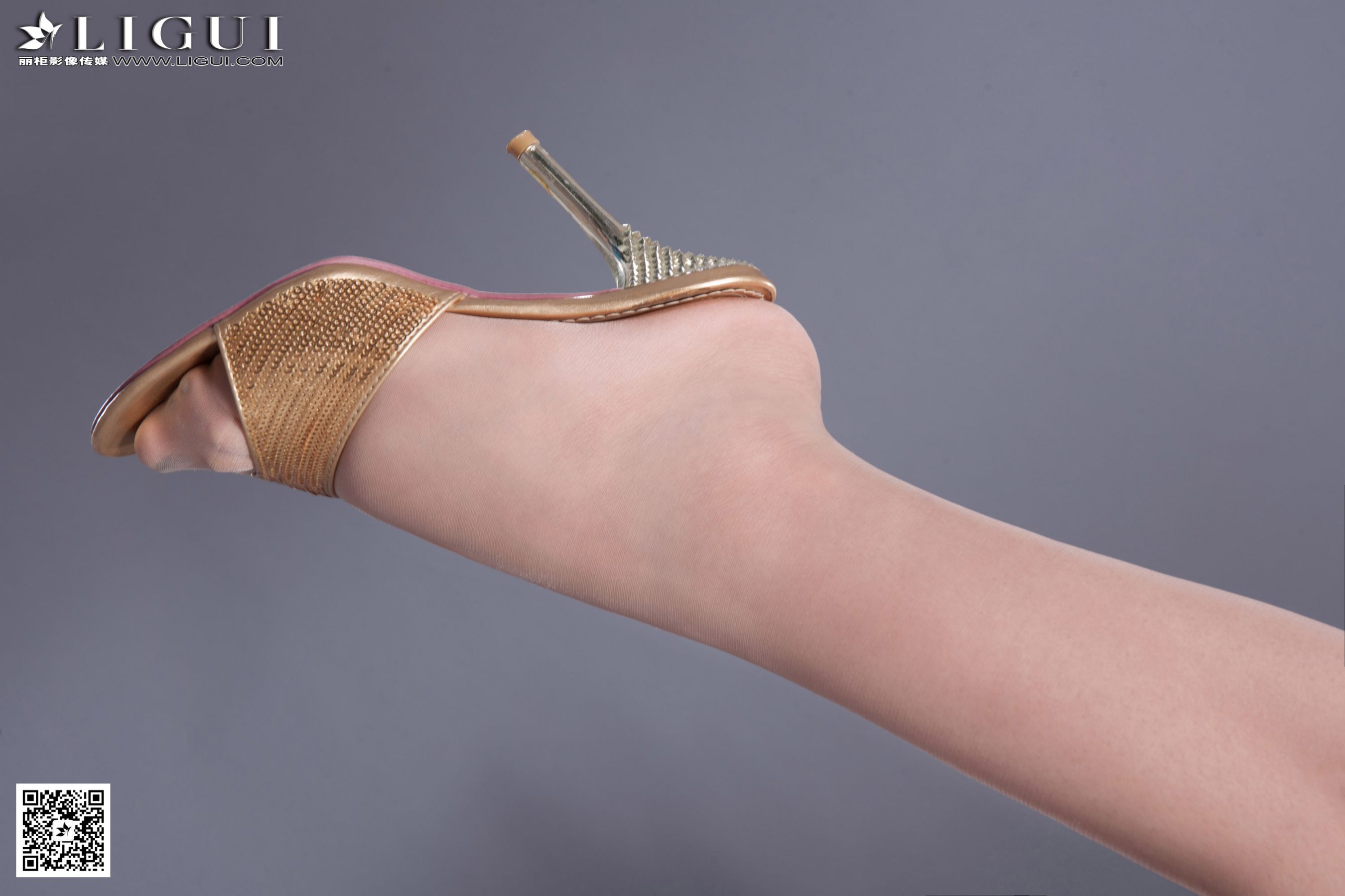 [丽柜LiGui] Model 怡萱《时尚丽人丝足高跟》美腿玉第12张