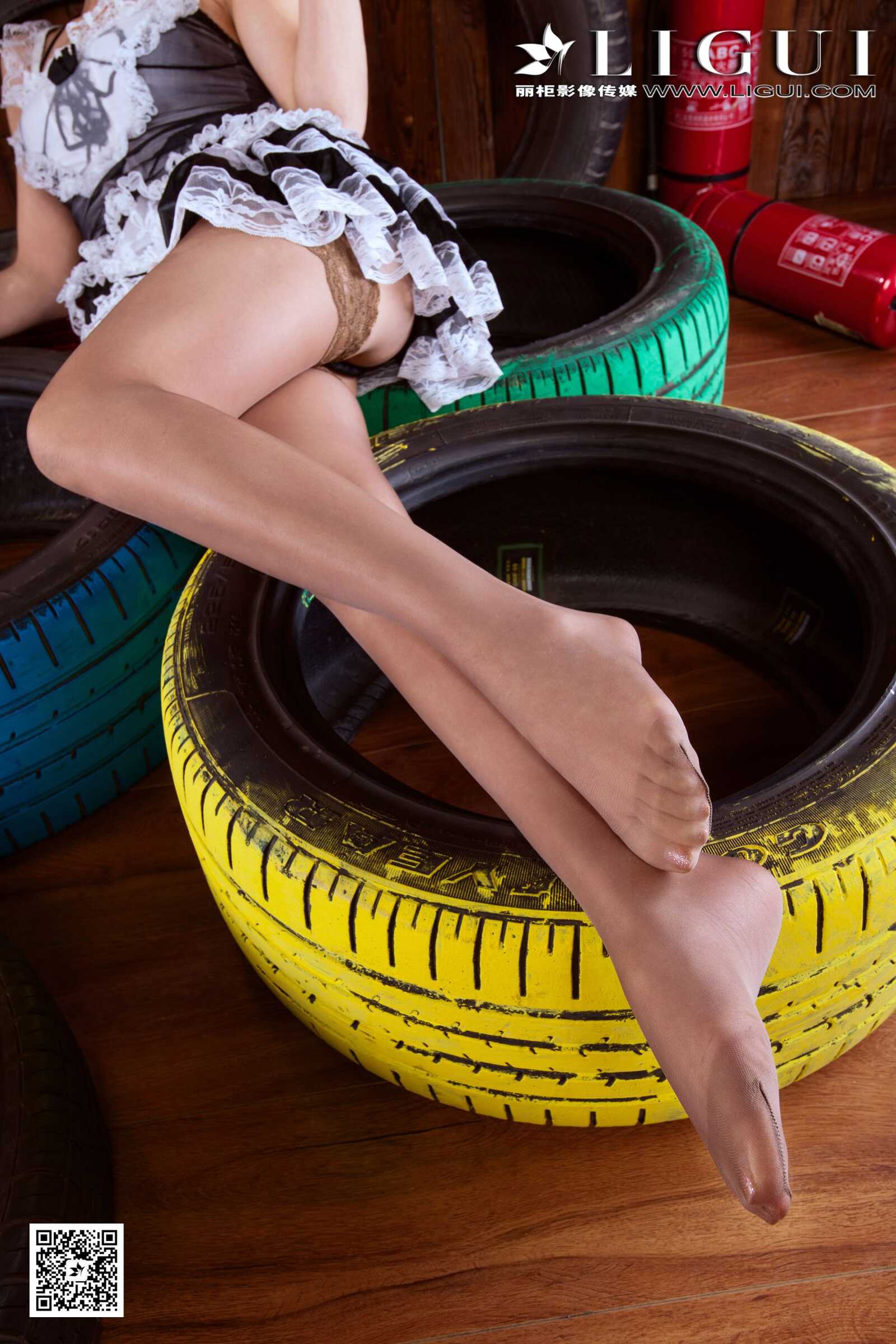 Model ALAN《灰丝蕾丝女仆》上下全集  [丽柜LiGui]第3张