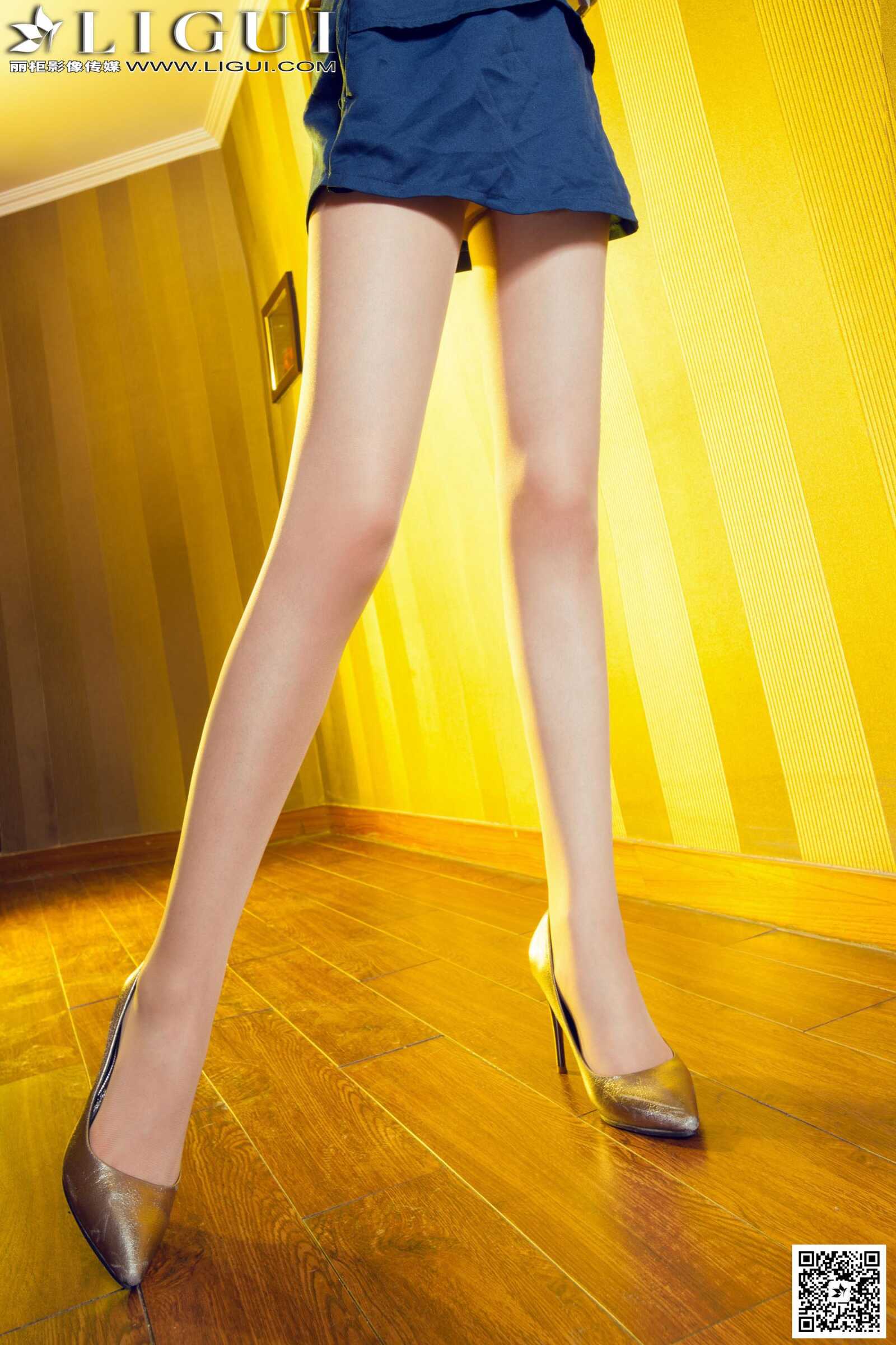 Model AMY《极品长腿制服美女高跟丝足》 [丽柜Li第12张