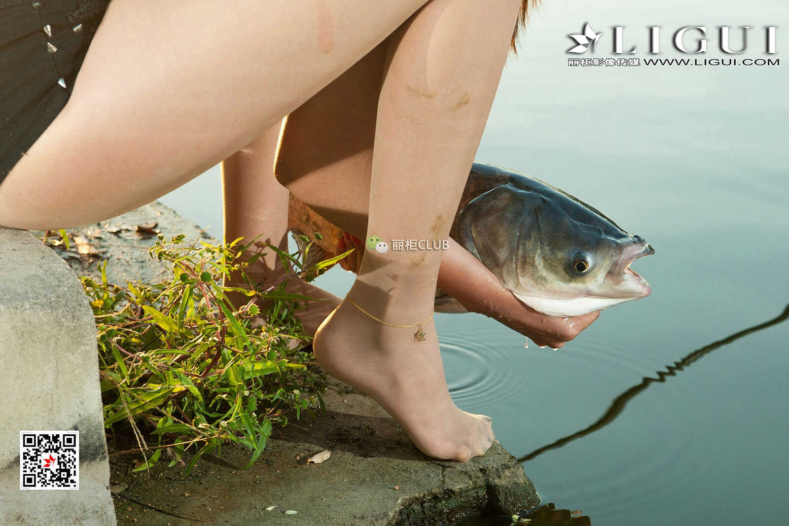 Model 温蒂《牛仔热裤+街拍美腿》 [丽柜Ligui] 写真第16张