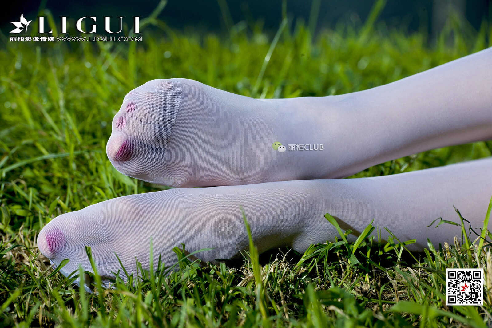 Model 雪儿《夜空白丝》 [丽柜Ligui] 写真集第17张