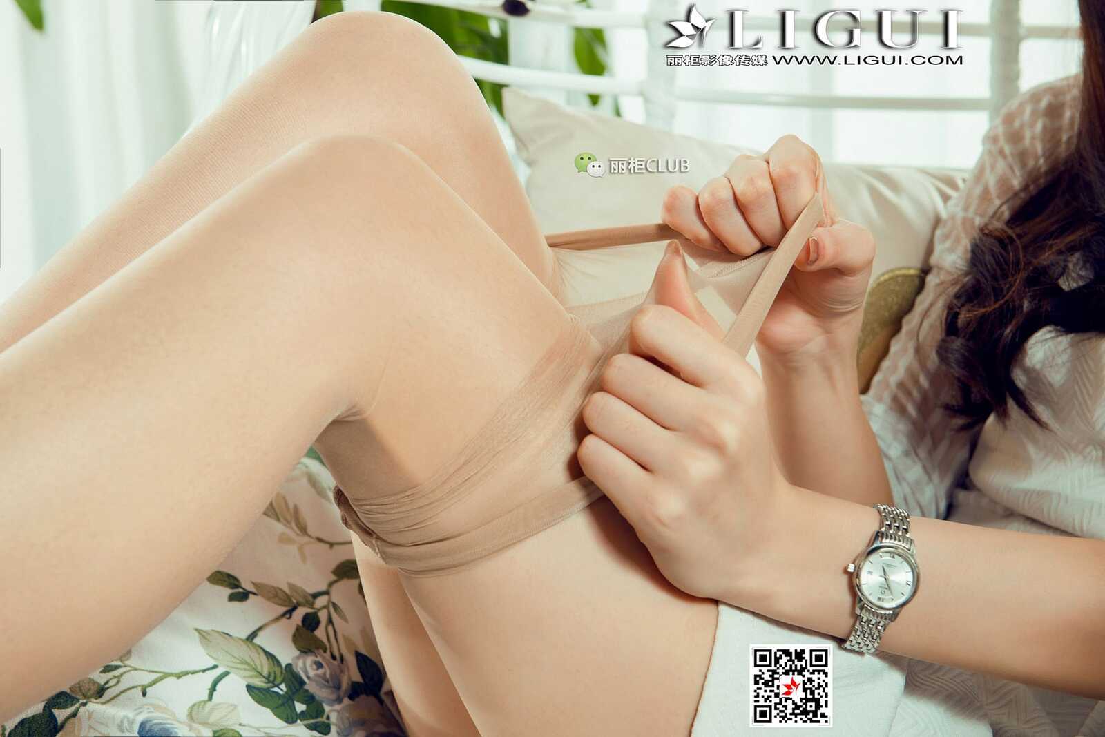 Mode 足模雪糕《吊篮椅丝足》 [丽柜Ligui] 写真集第8张