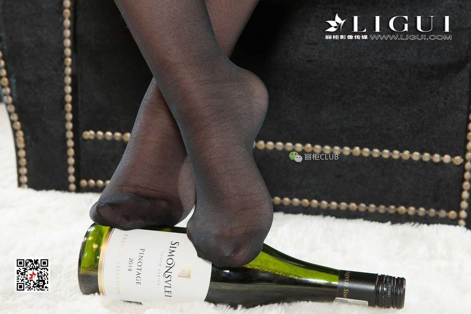 Mode 腿模然然《魅惑黑丝》 [丽柜Ligui] 写真集第15张