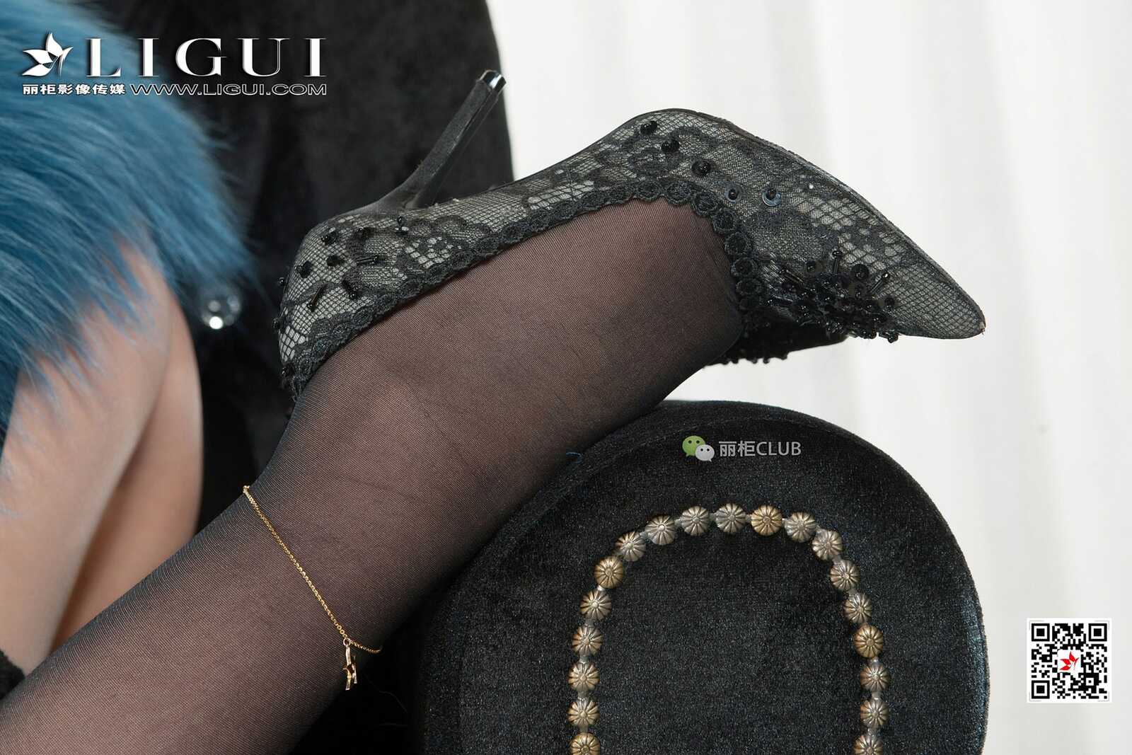 Mode 腿模然然《魅惑黑丝》 [丽柜Ligui] 写真集第2张