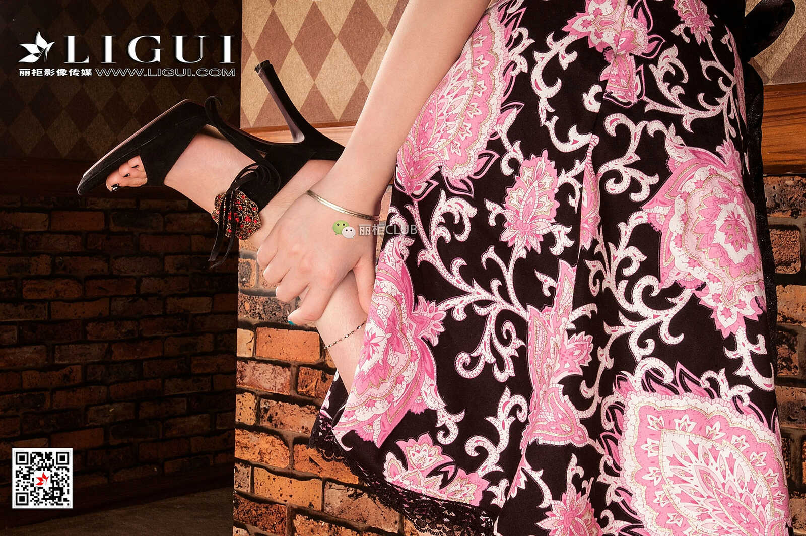 腿模璐璐《长裙高跟》 [丽柜Ligui] 写真集第7张
