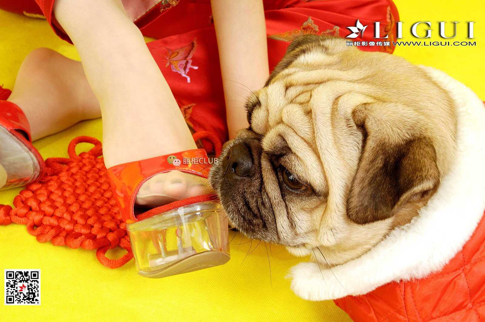 璐璐《新春丝足》 [丽柜LIGUI] 网络丽人 写真集第10张