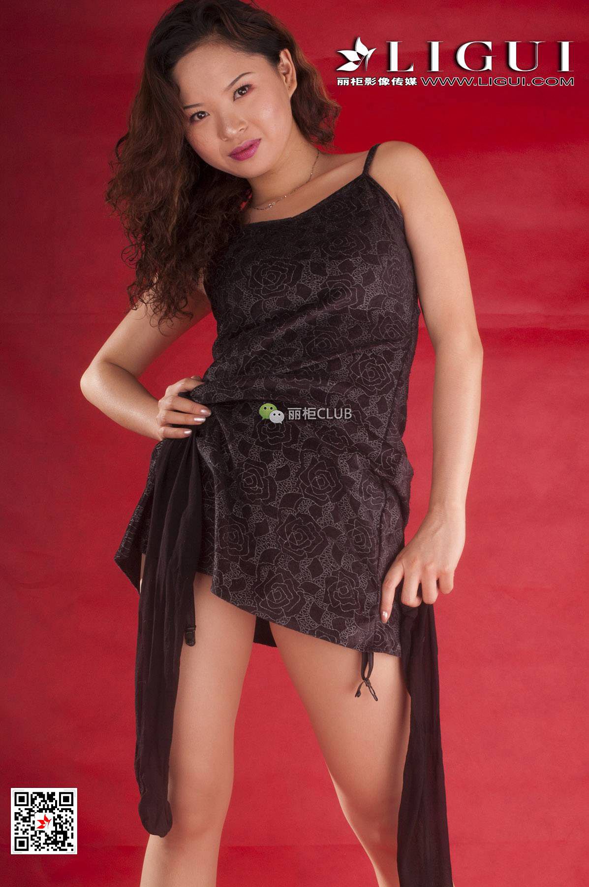 丁丁《黑丝美足》 [丽柜LIGUI] 网络丽人 写真集第11张
