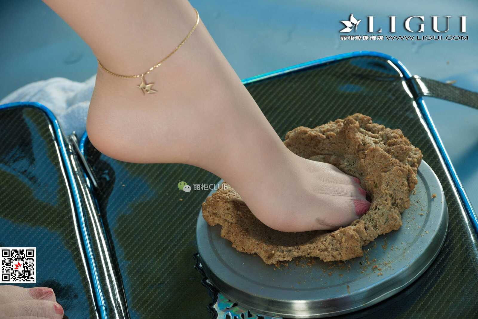 足模小戈《钓鱼小妹丝足》 [丽柜LIGUI] 网络丽人第7张