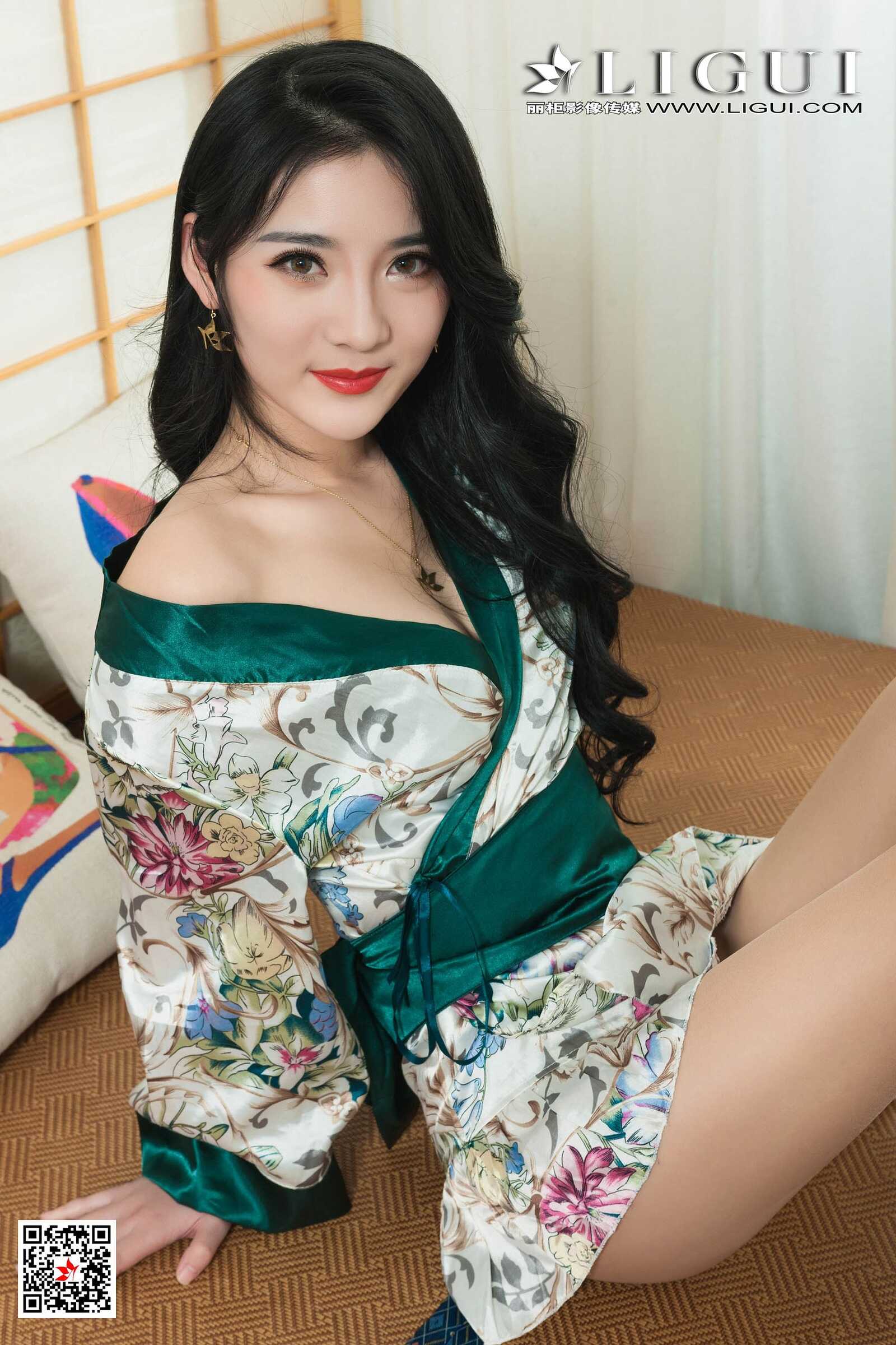 腿模Yaya《和服玉足》 [丽柜Ligui] 写真集第13张