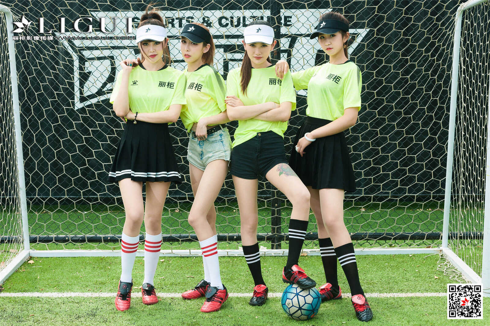兔子&amp;amp;凉儿&amp;amp;甜甜&amp;amp;允娜《足球丝足》 [丽柜第6张