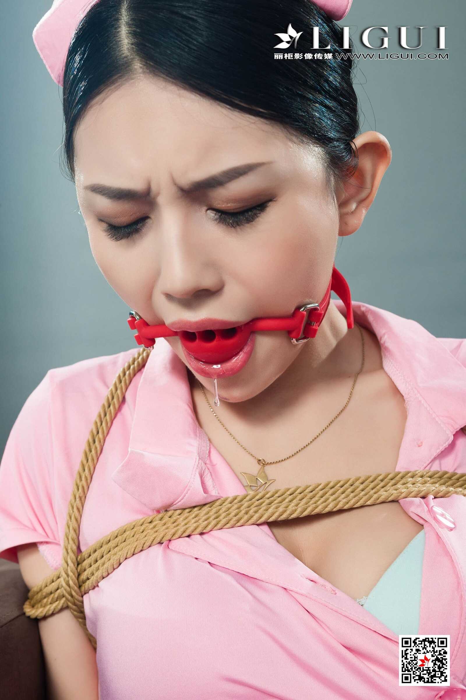 甜甜《护士捆绑诱惑》 [丽柜美束Ligui] 丝袜绳艺第17张