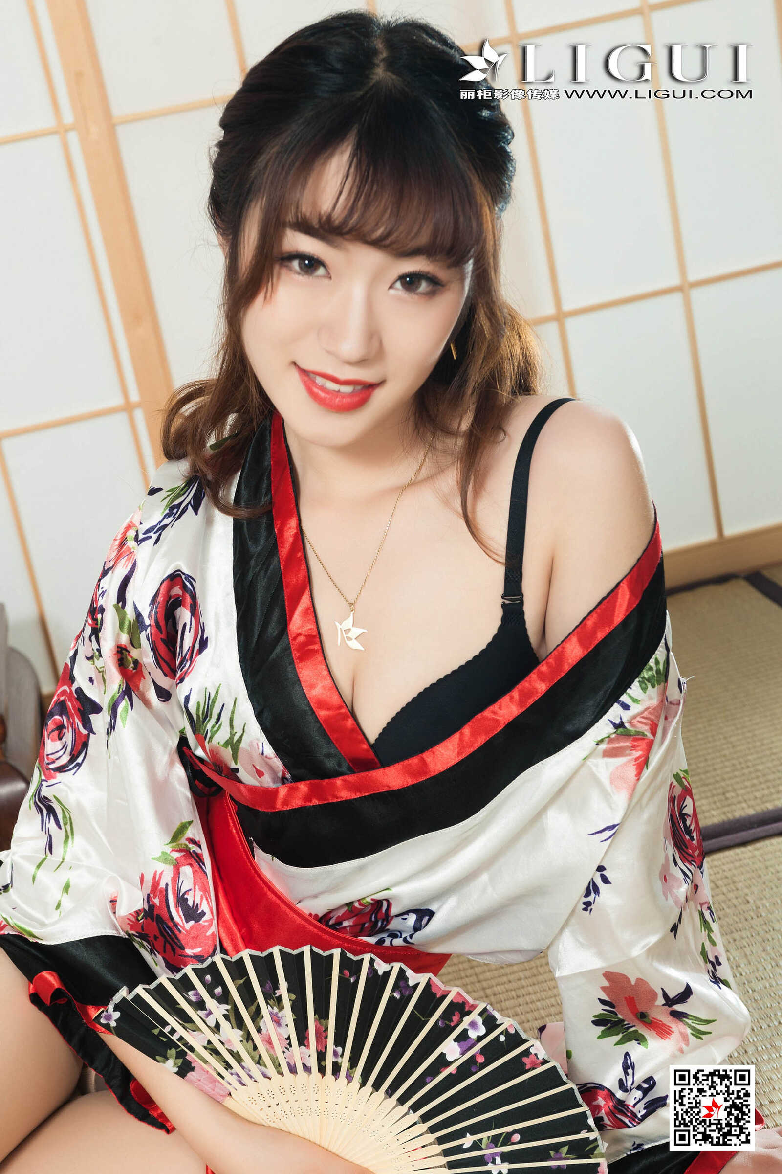 模特安娜《和服绳艺》 [丽柜美束Ligui] 美腿丝足第16张