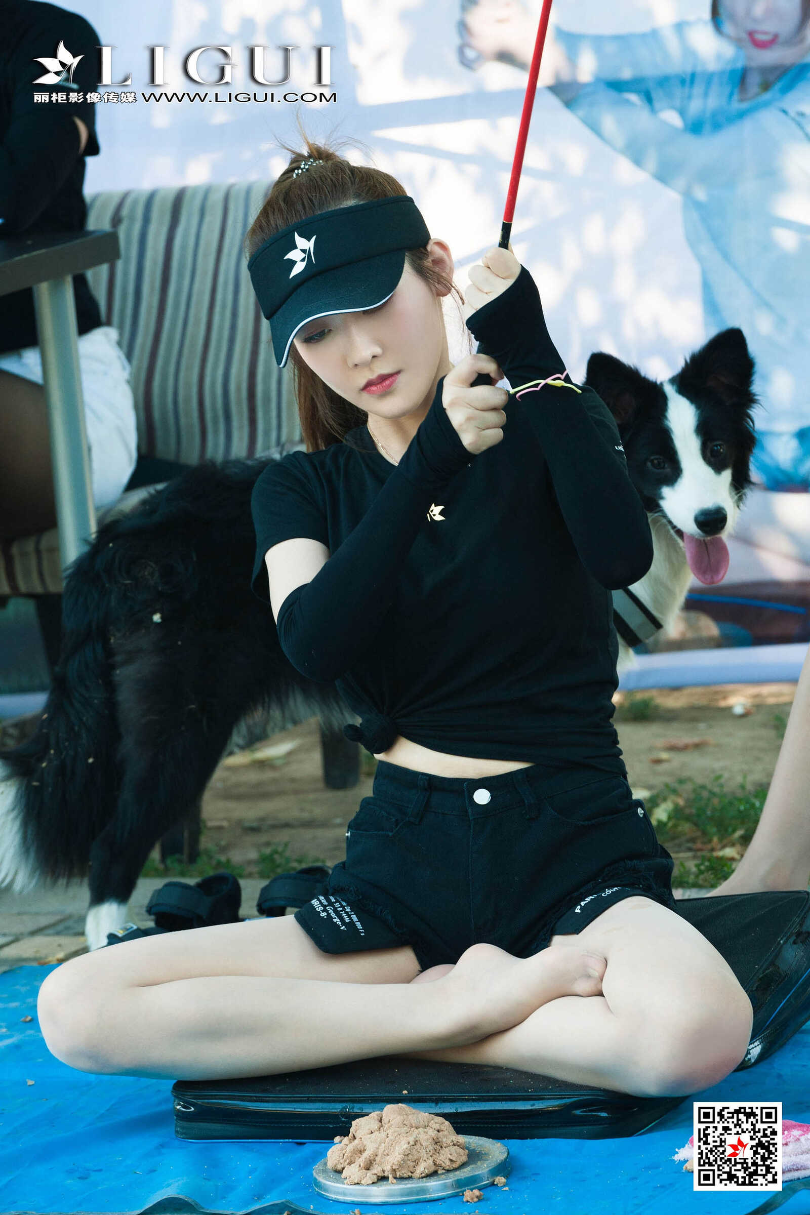 文静&amp;amp;然然《垂钓园丝足》 [丽柜LIGUI] 网络丽人第7张