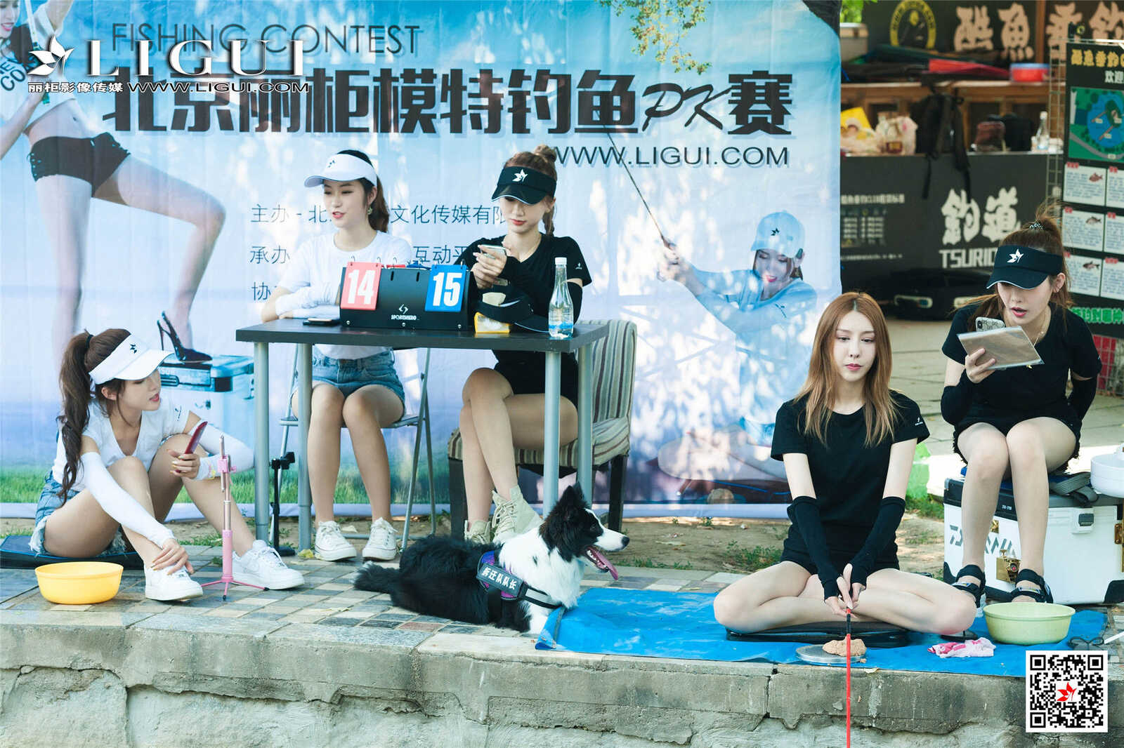 文静&amp;amp;然然《垂钓园丝足》 [丽柜LIGUI] 网络丽人第5张